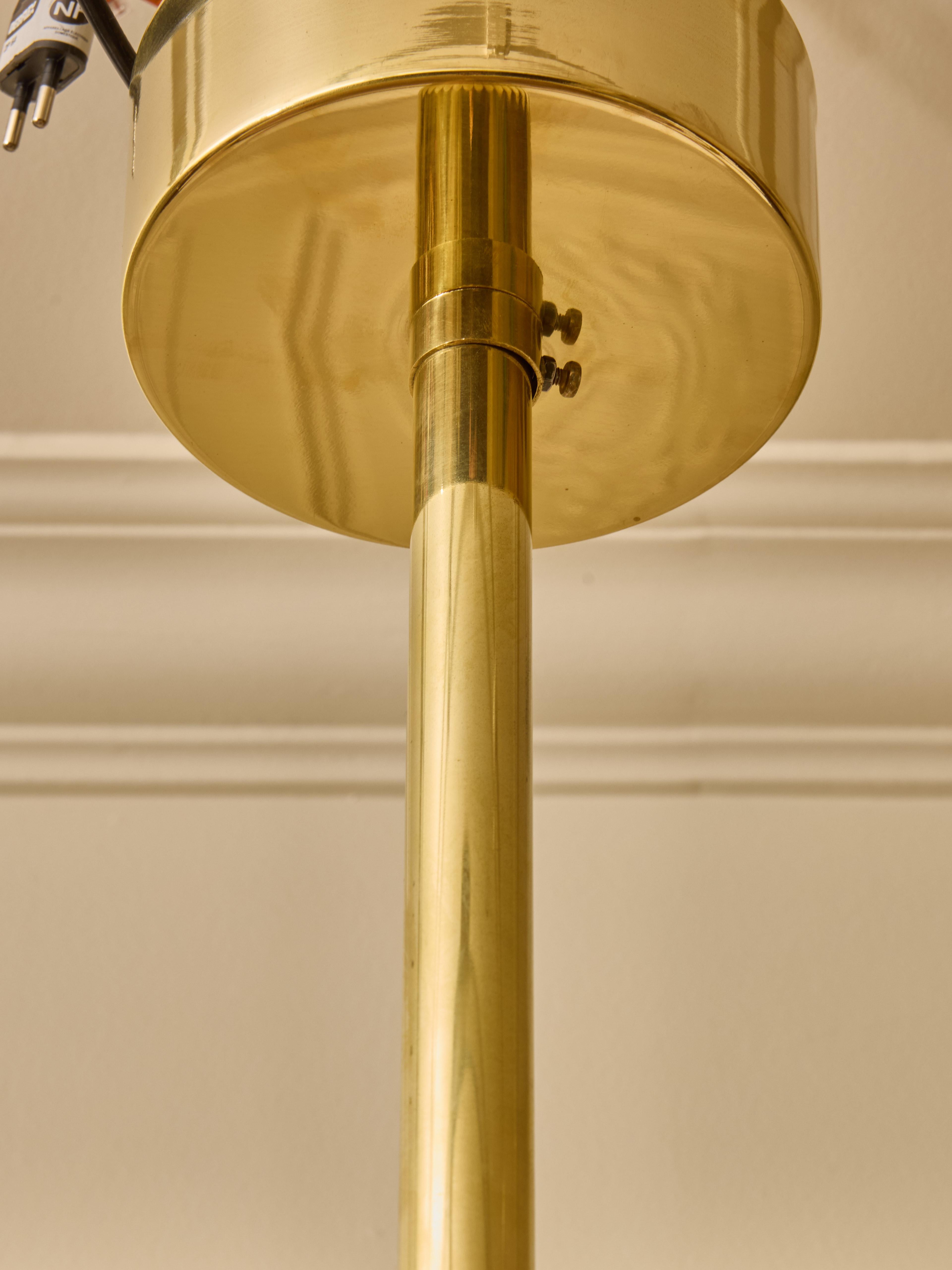 Laiton Lustre V2 de Murano par Studio Glustin en vente