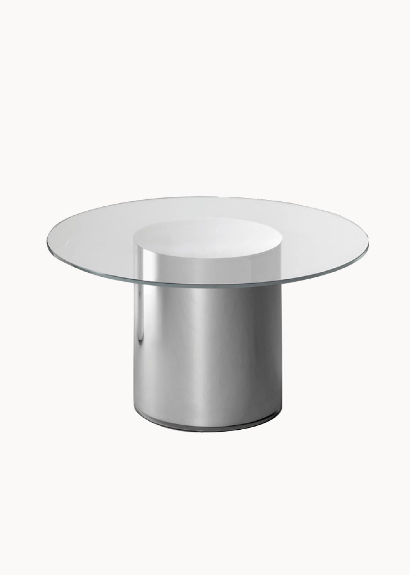Spanish V2 - Contemporary Side Table '2001' by Ramon Ubeda and Otto Canalda, H. 45 cm For Sale