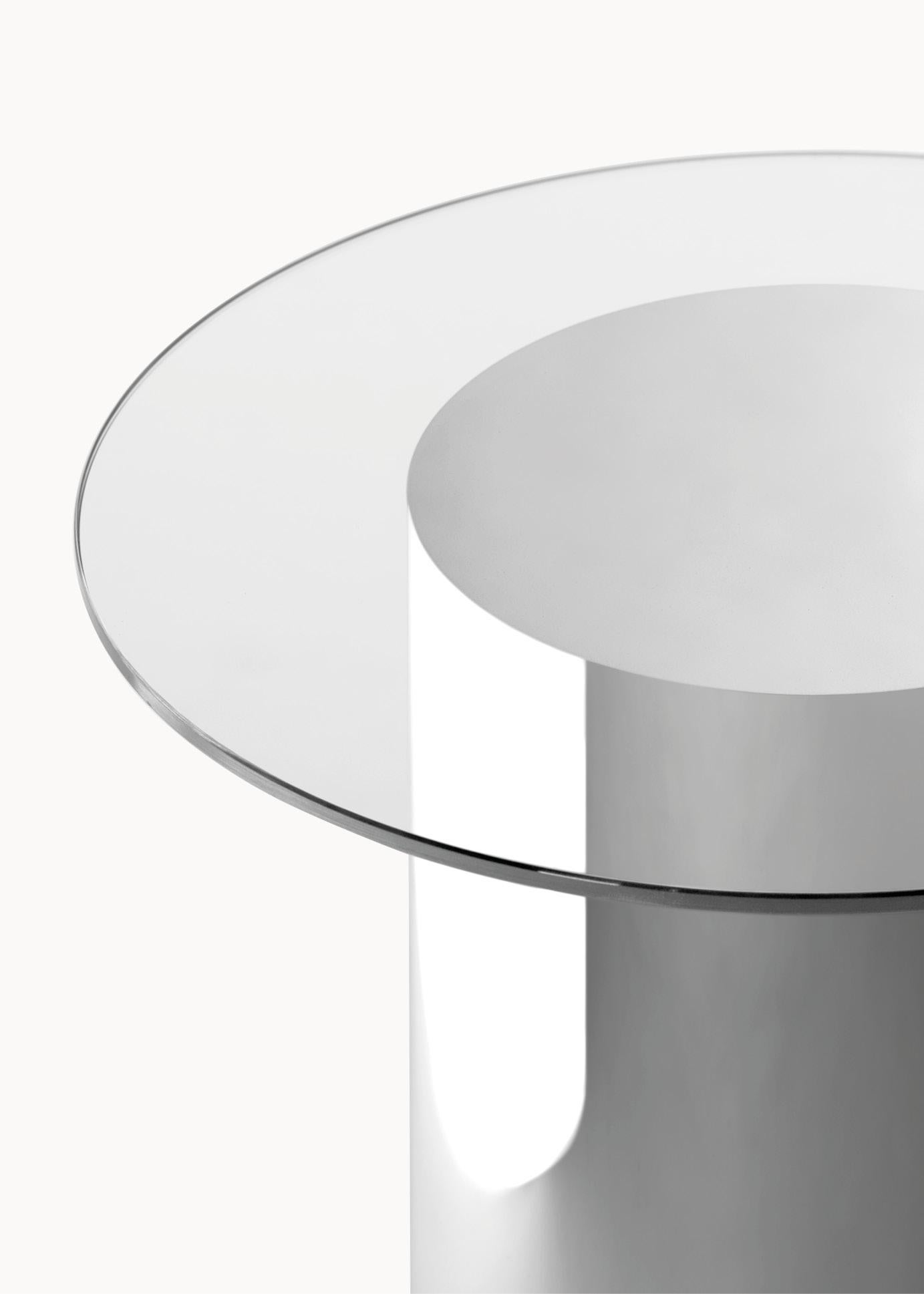 V2 - Contemporary Side Table '2001' by Ramon Ubeda and Otto Canalda, H. 45 cm In New Condition For Sale In Paris, IDF