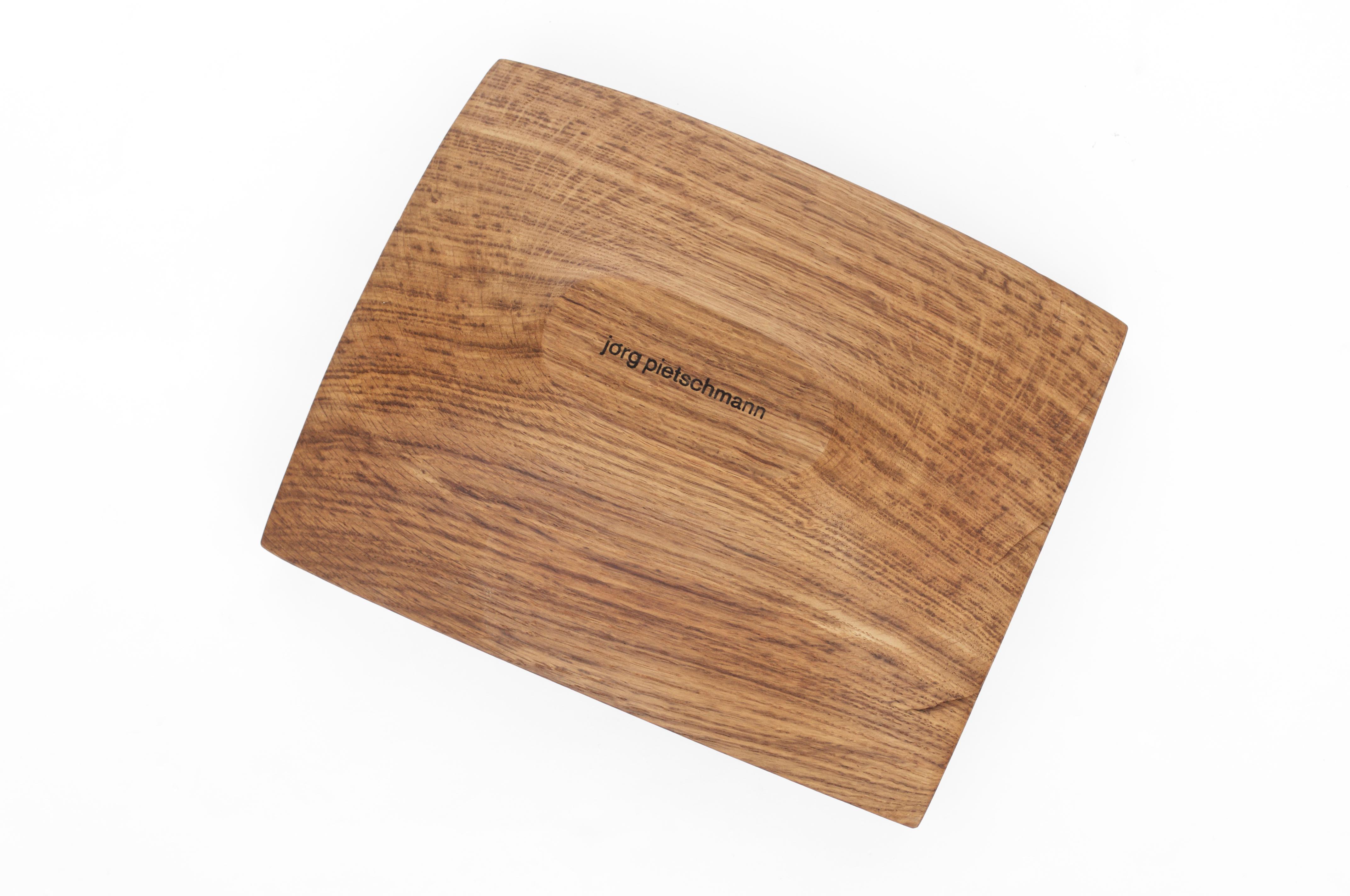 V21014 Vaso in Wood Oak Wood di Jörg Pietschmann in vendita 2