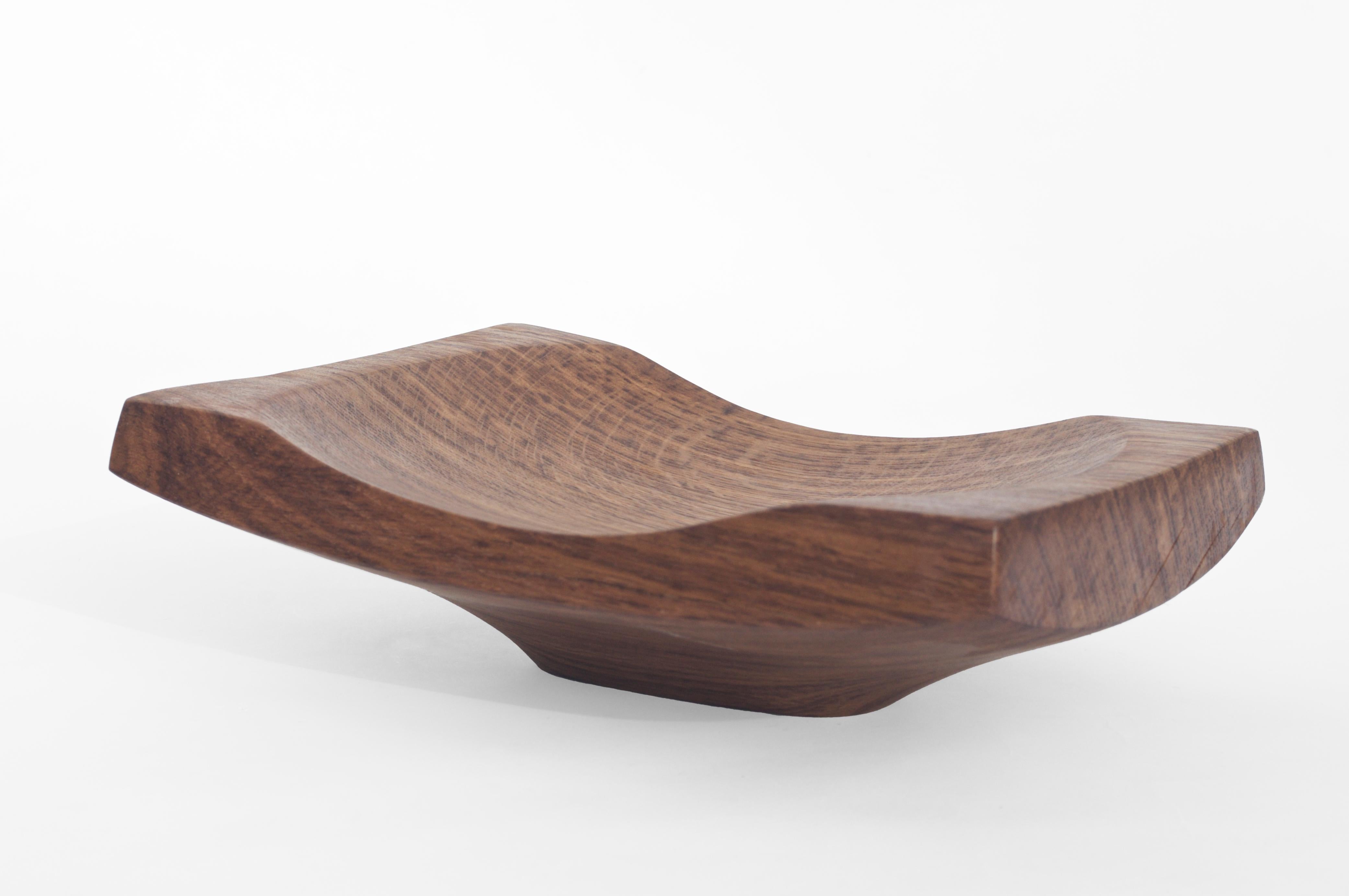Tedesco V21014 Vaso in Wood Oak Wood di Jörg Pietschmann in vendita