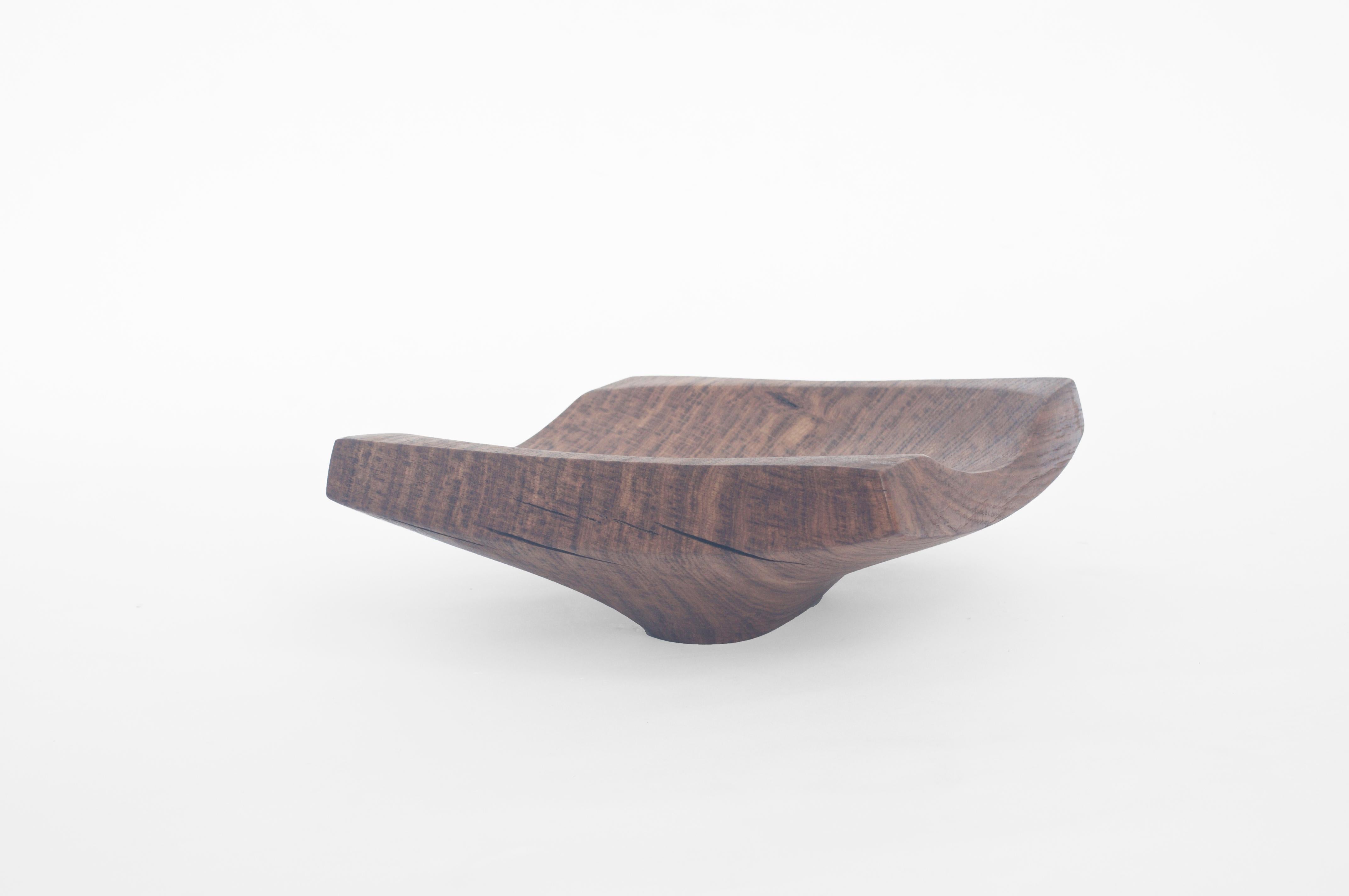 XXI secolo e contemporaneo V21014 Vaso in Wood Oak Wood di Jörg Pietschmann in vendita