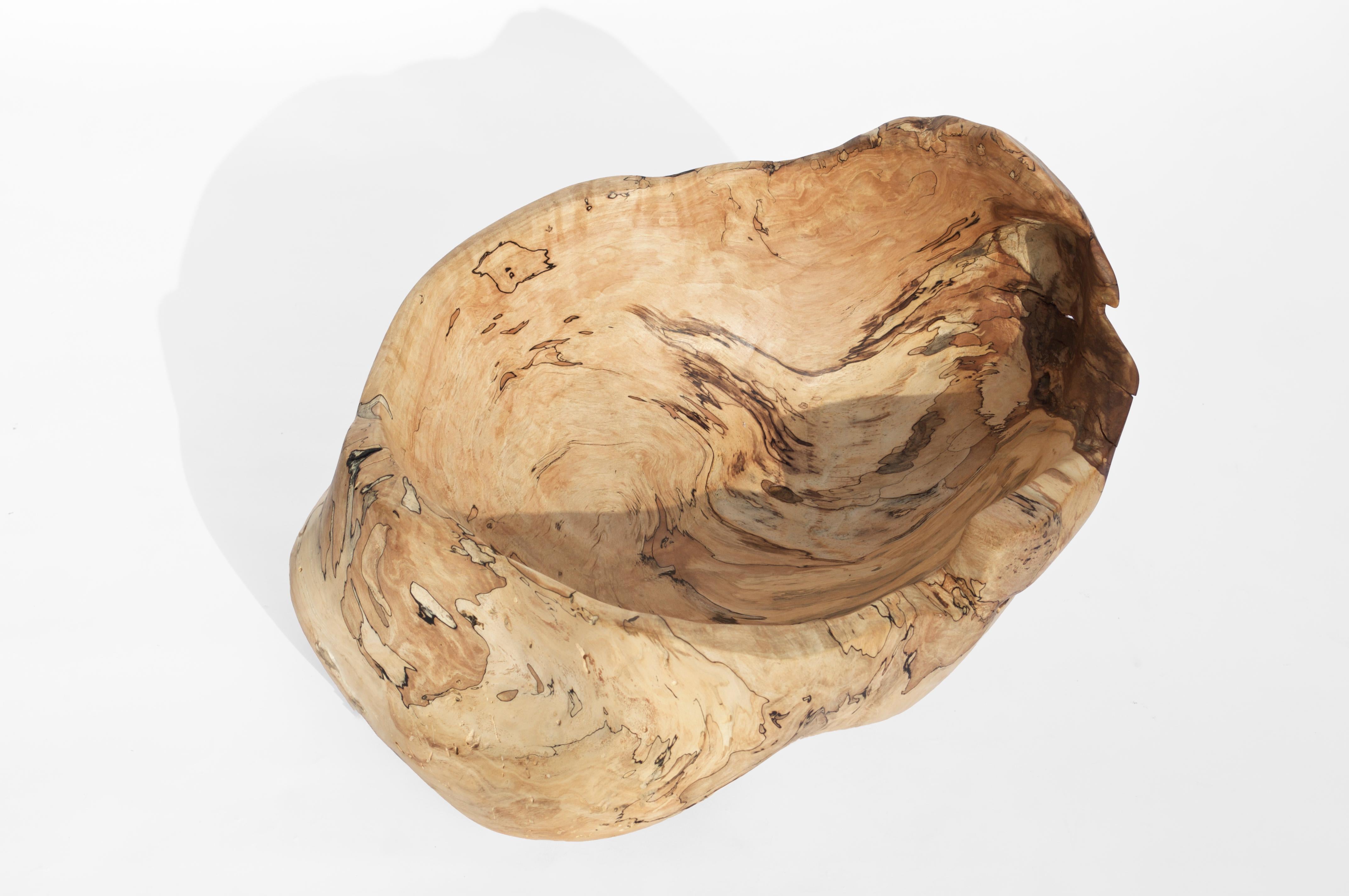 V21034 Vessel in Natural Beech Wood by Jörg Pietschmann For Sale 3