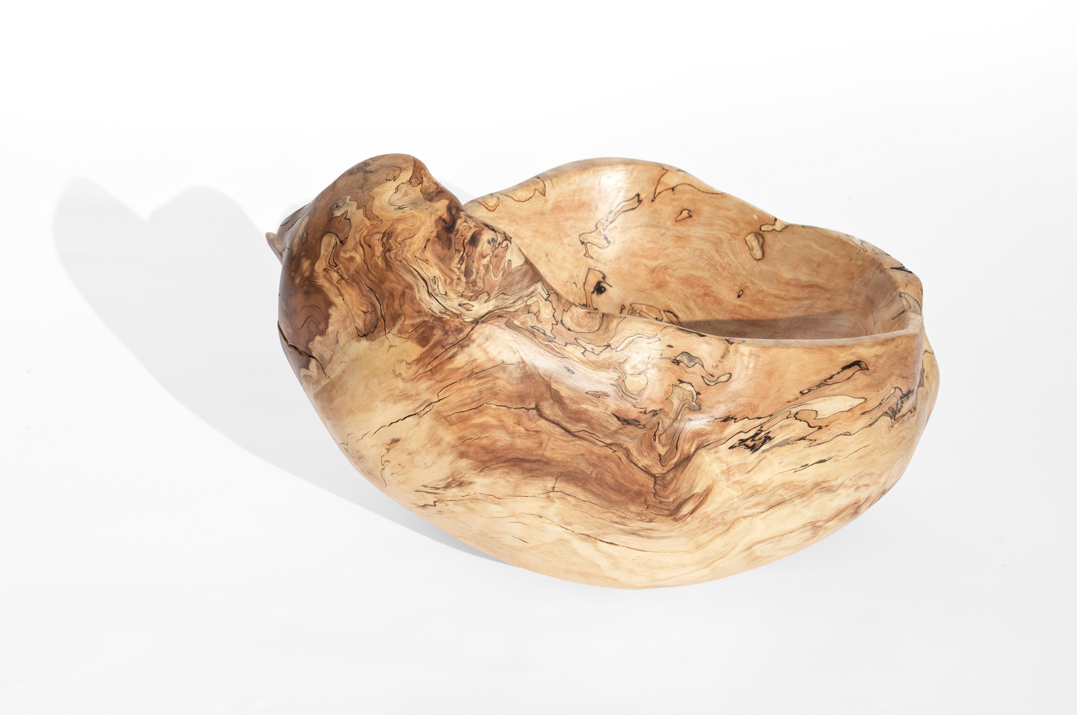 V21034 Vessel in Natural Beech Wood by Jörg Pietschmann For Sale 7