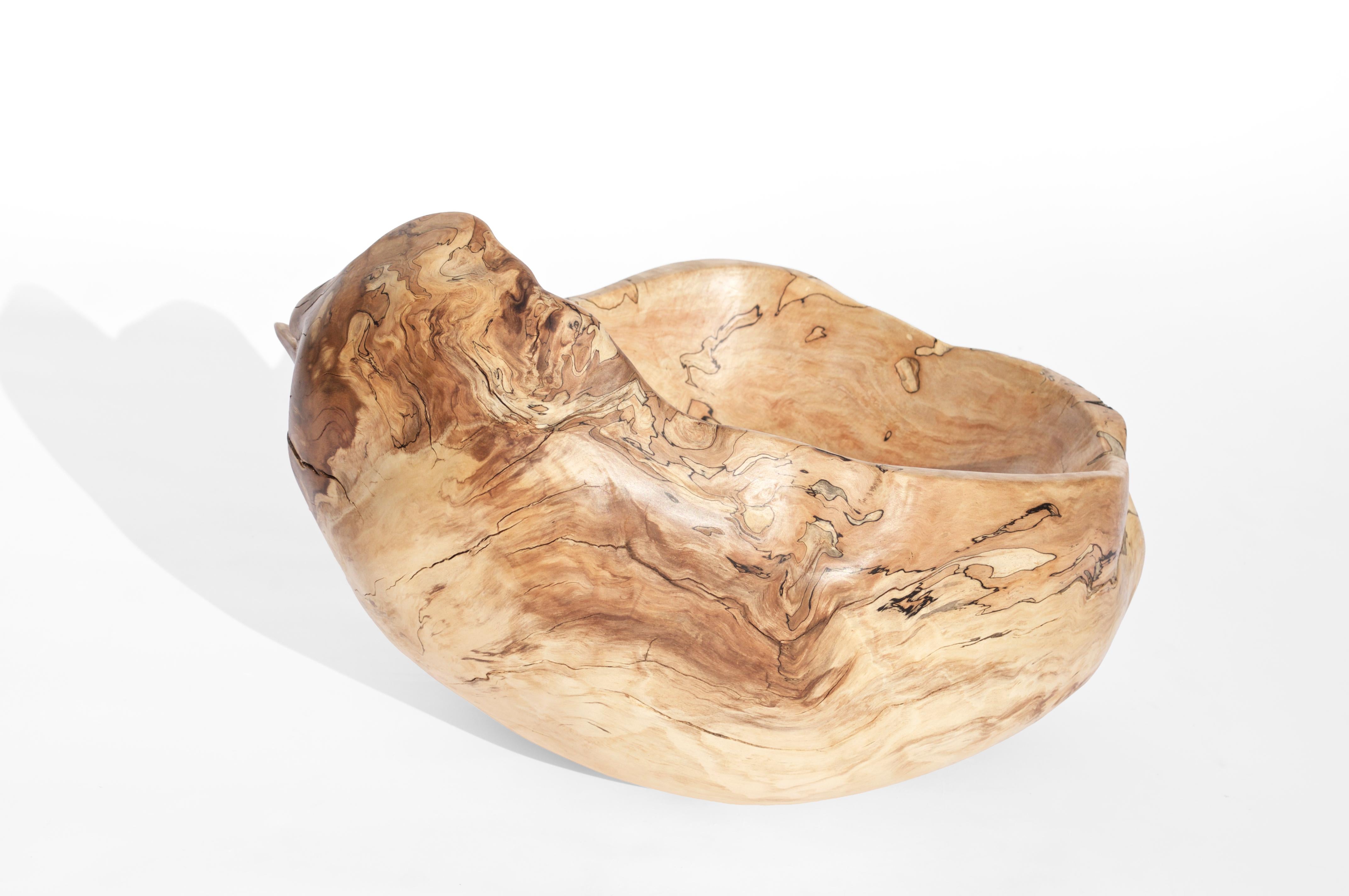 V21034 Vessel in Natural Beech Wood by Jörg Pietschmann For Sale 8