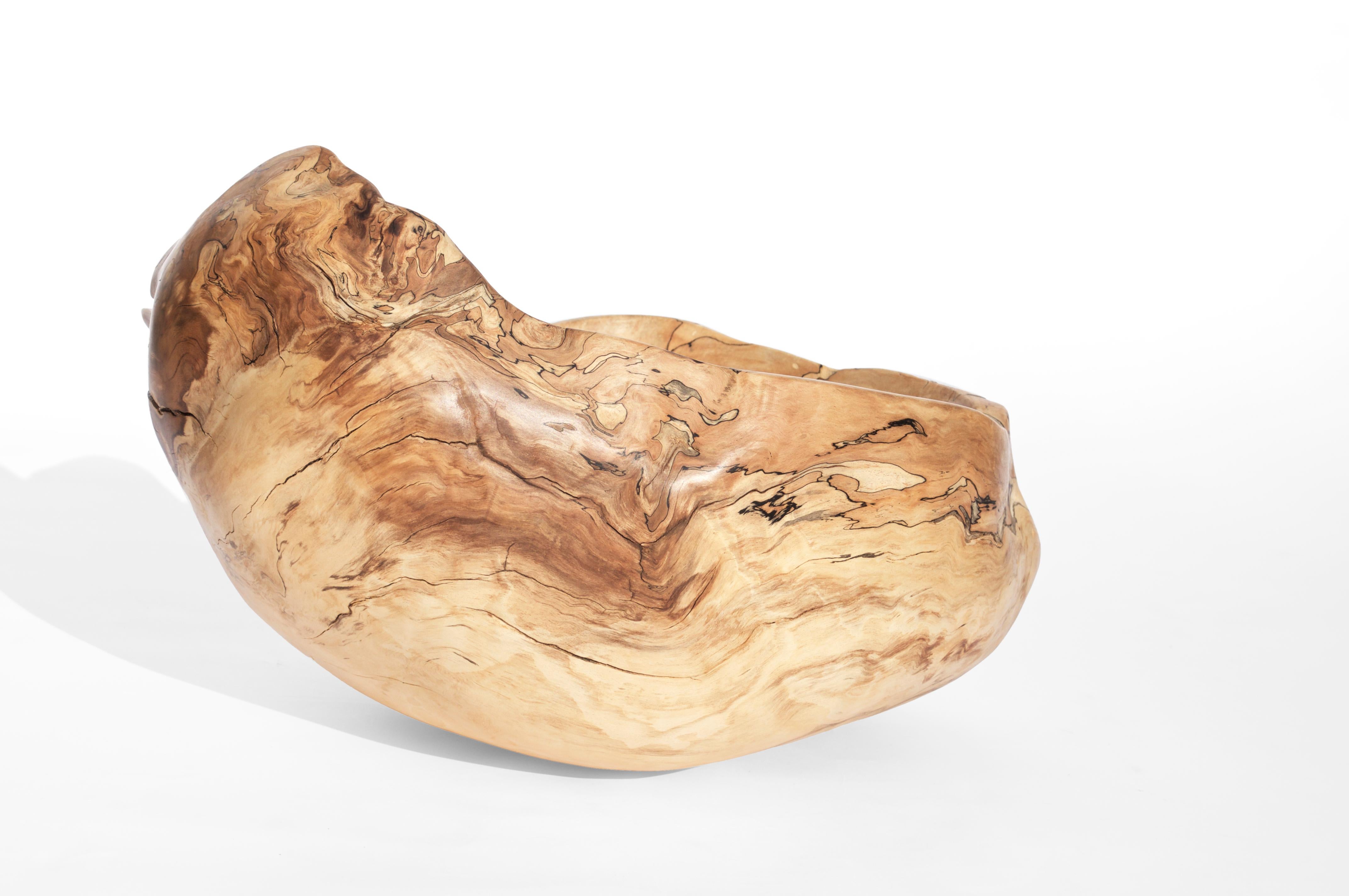 V21034 Vessel in Natural Beech Wood by Jörg Pietschmann For Sale 9