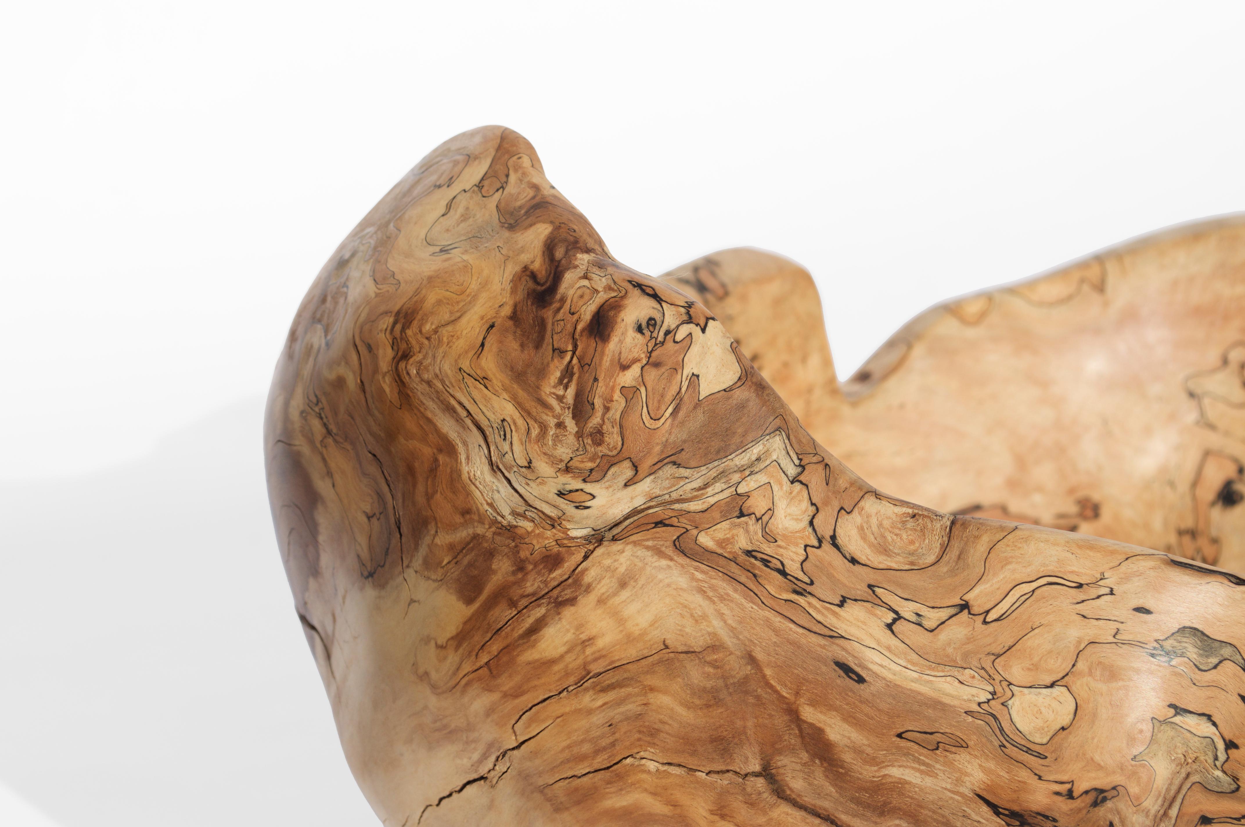 German V21034 Vessel in Natural Beech Wood by Jörg Pietschmann For Sale