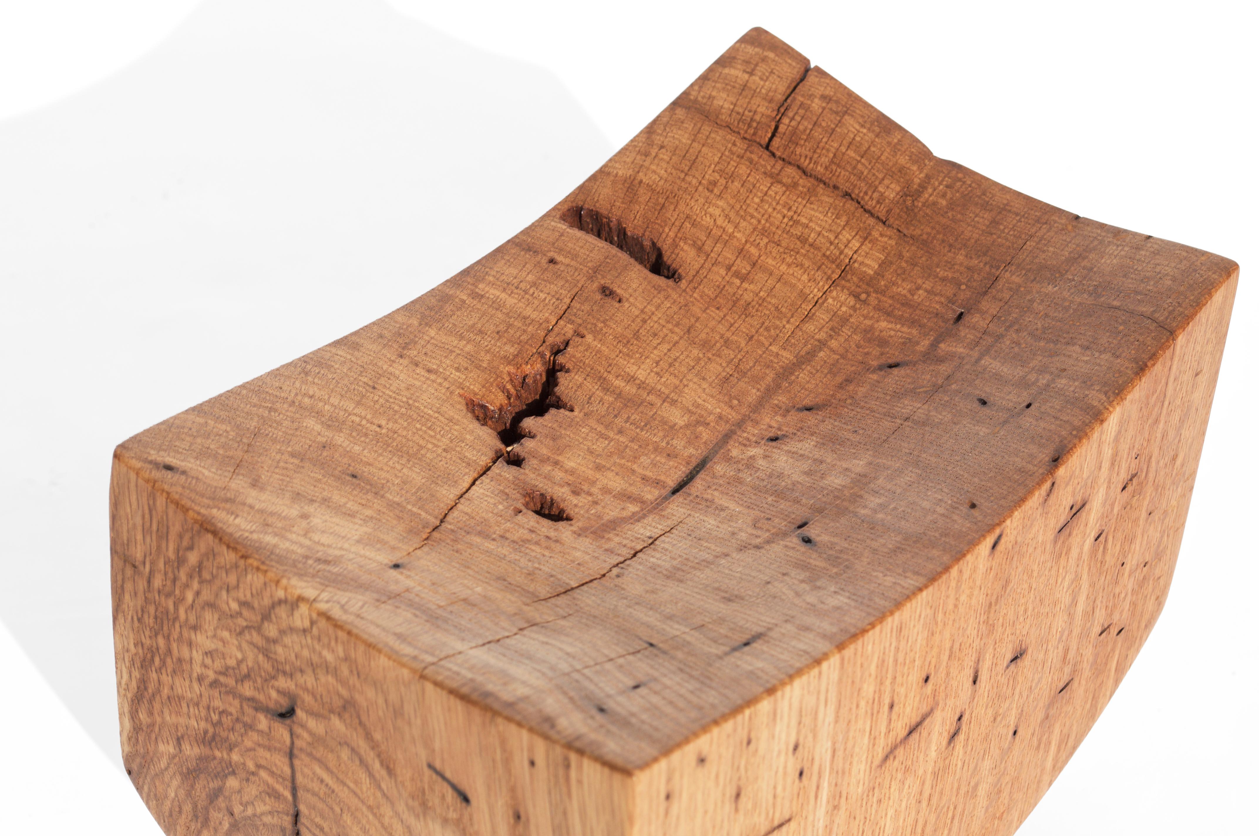 Post-Modern V21044 Vessel in Natural Oak Wood by Jörg Pietschmann For Sale