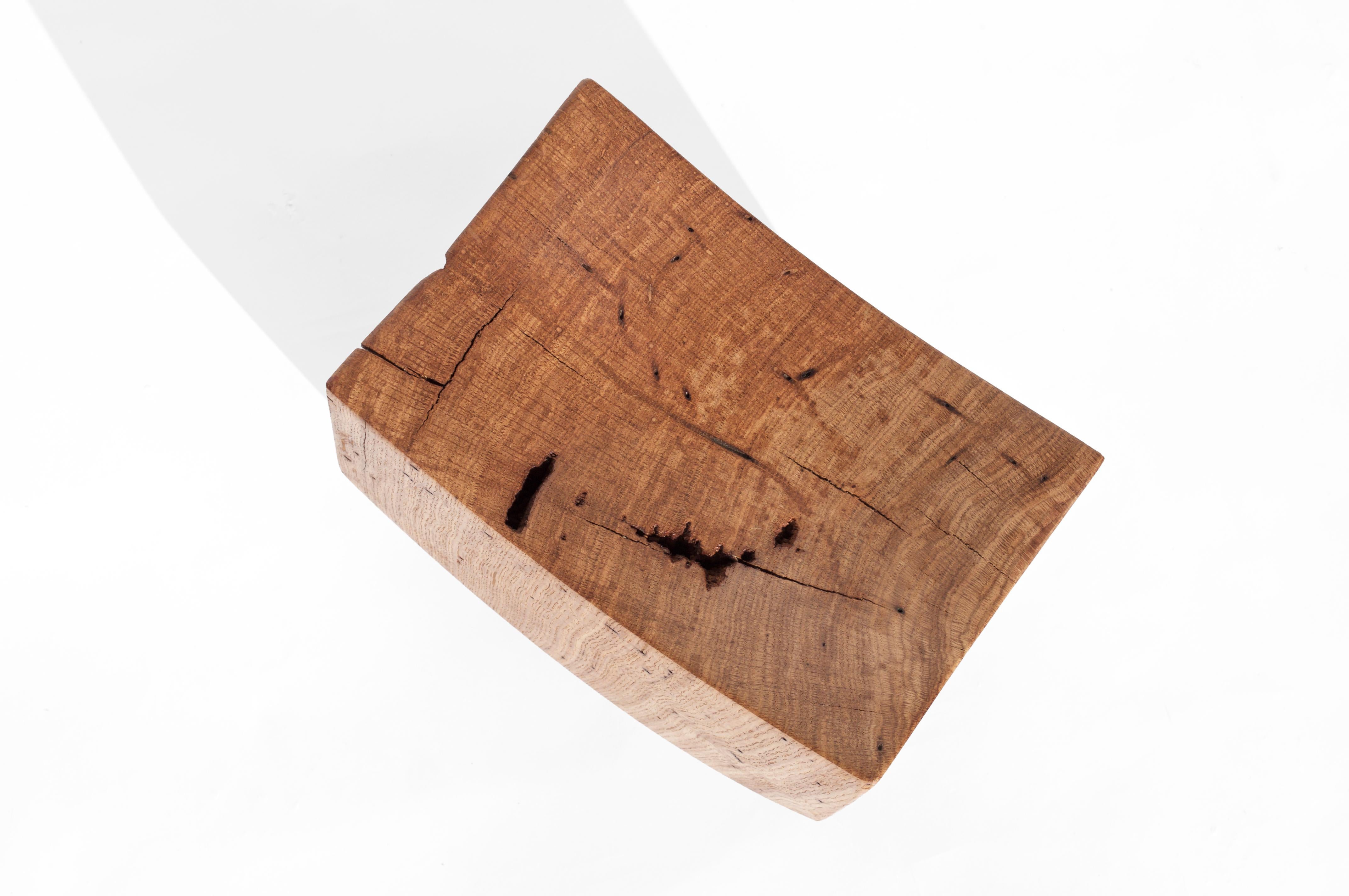 German V21044 Vessel in Natural Oak Wood by Jörg Pietschmann For Sale