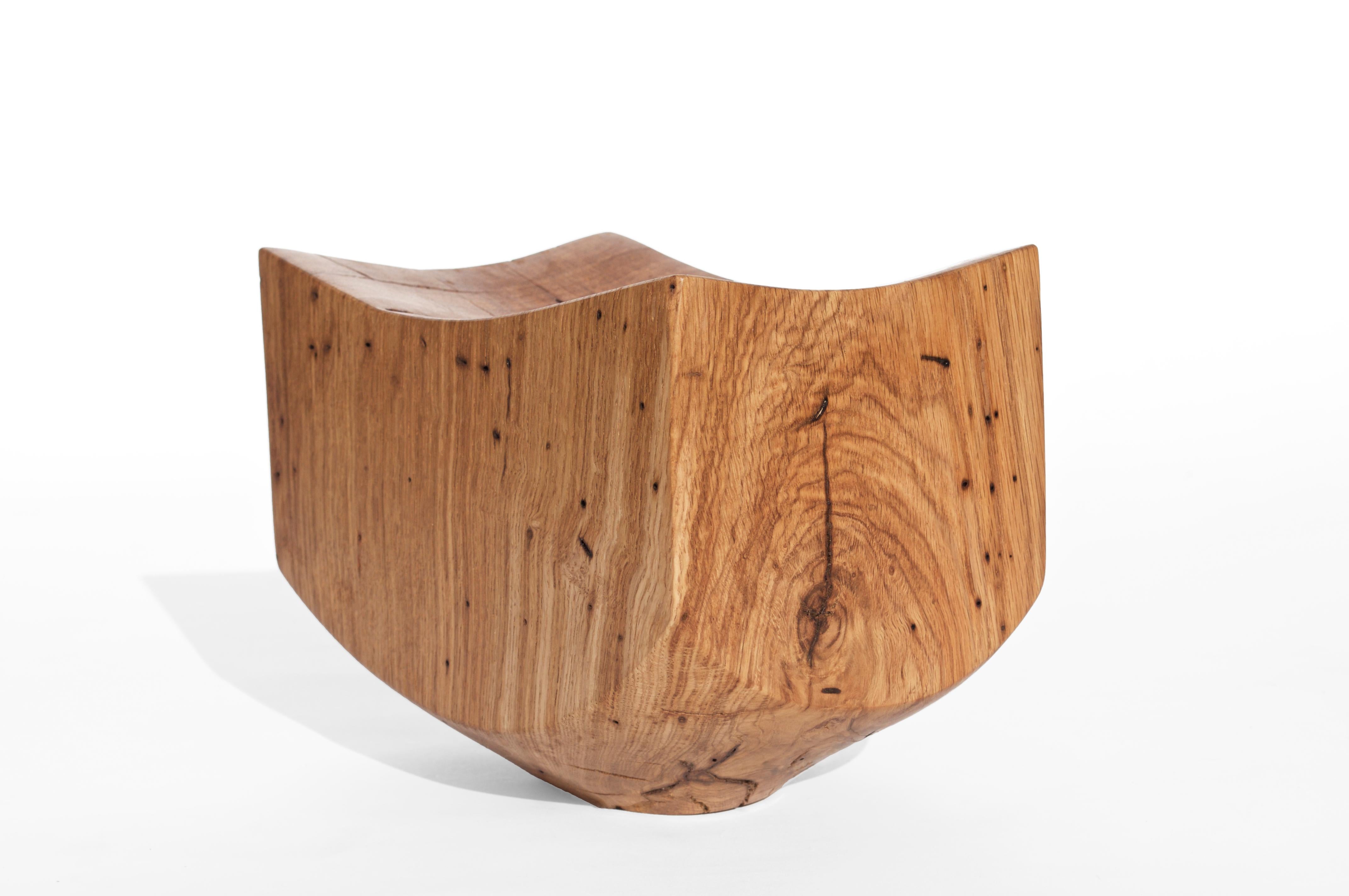 V21044 Vessel in Natural Oak Wood by Jörg Pietschmann For Sale 2