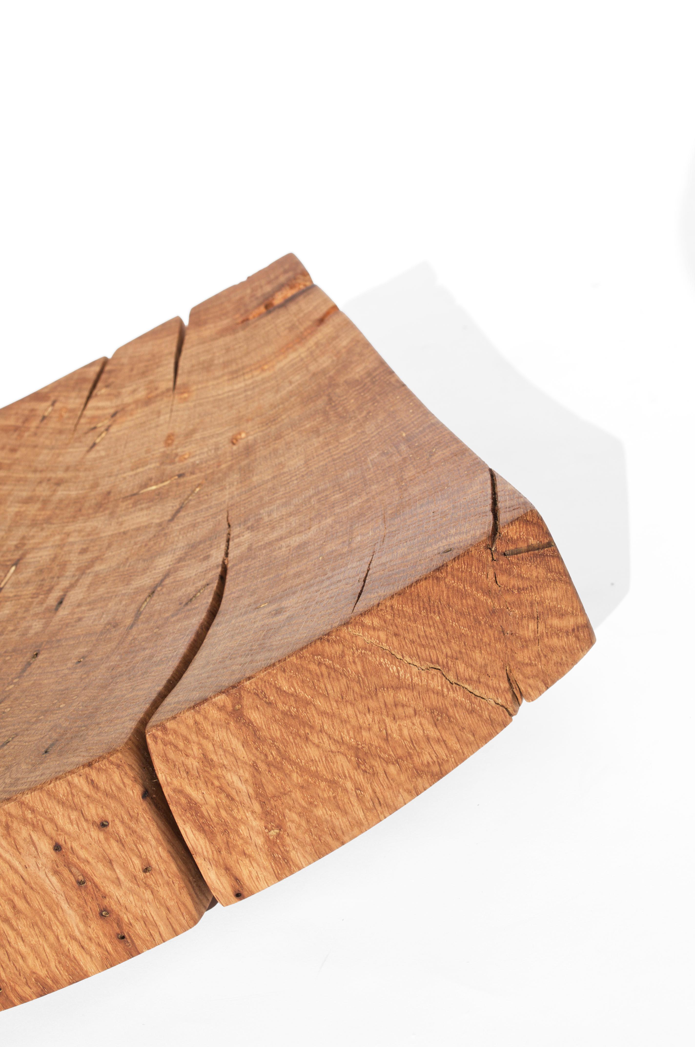 Post-Modern V21064 Vessel in Natural Oak Wood by Jörg Pietschmann For Sale