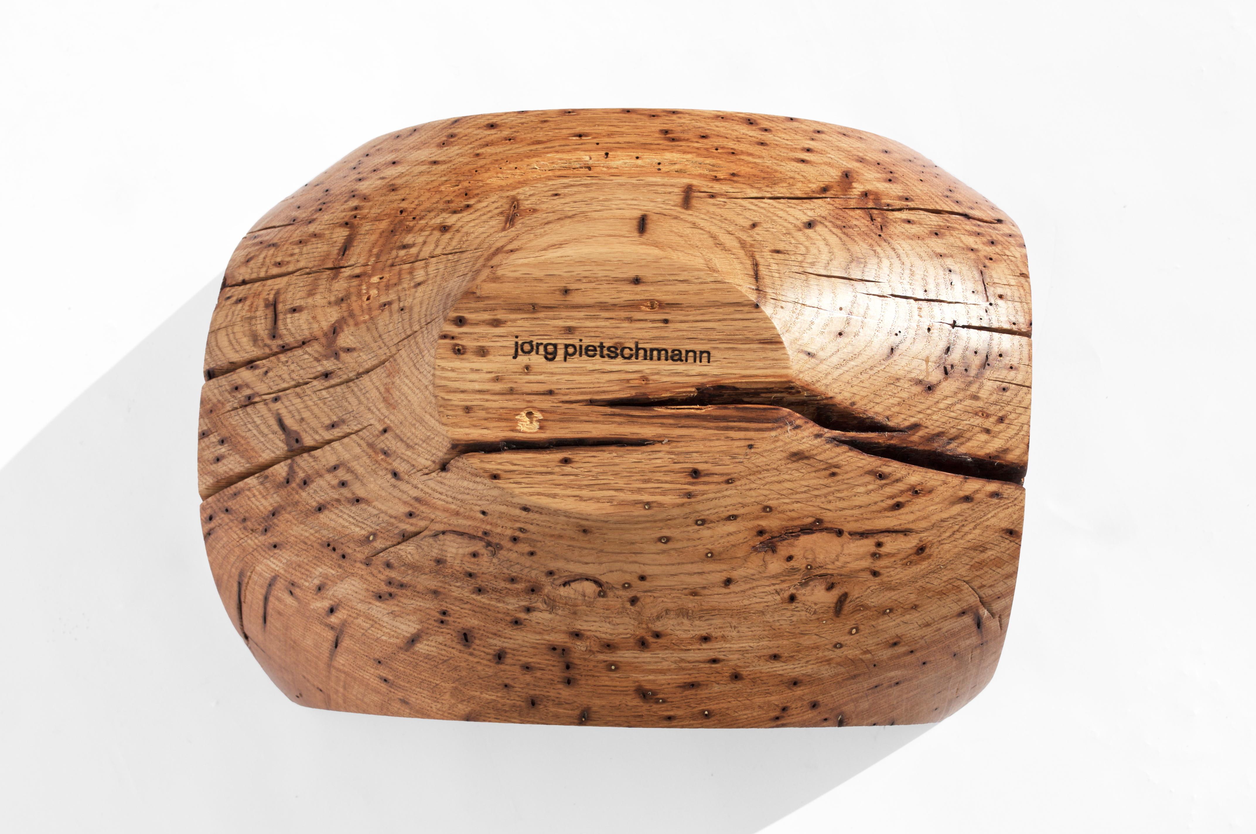 Other V21074 Vessel in Natural Oak Wood by Jörg Pietschmann For Sale