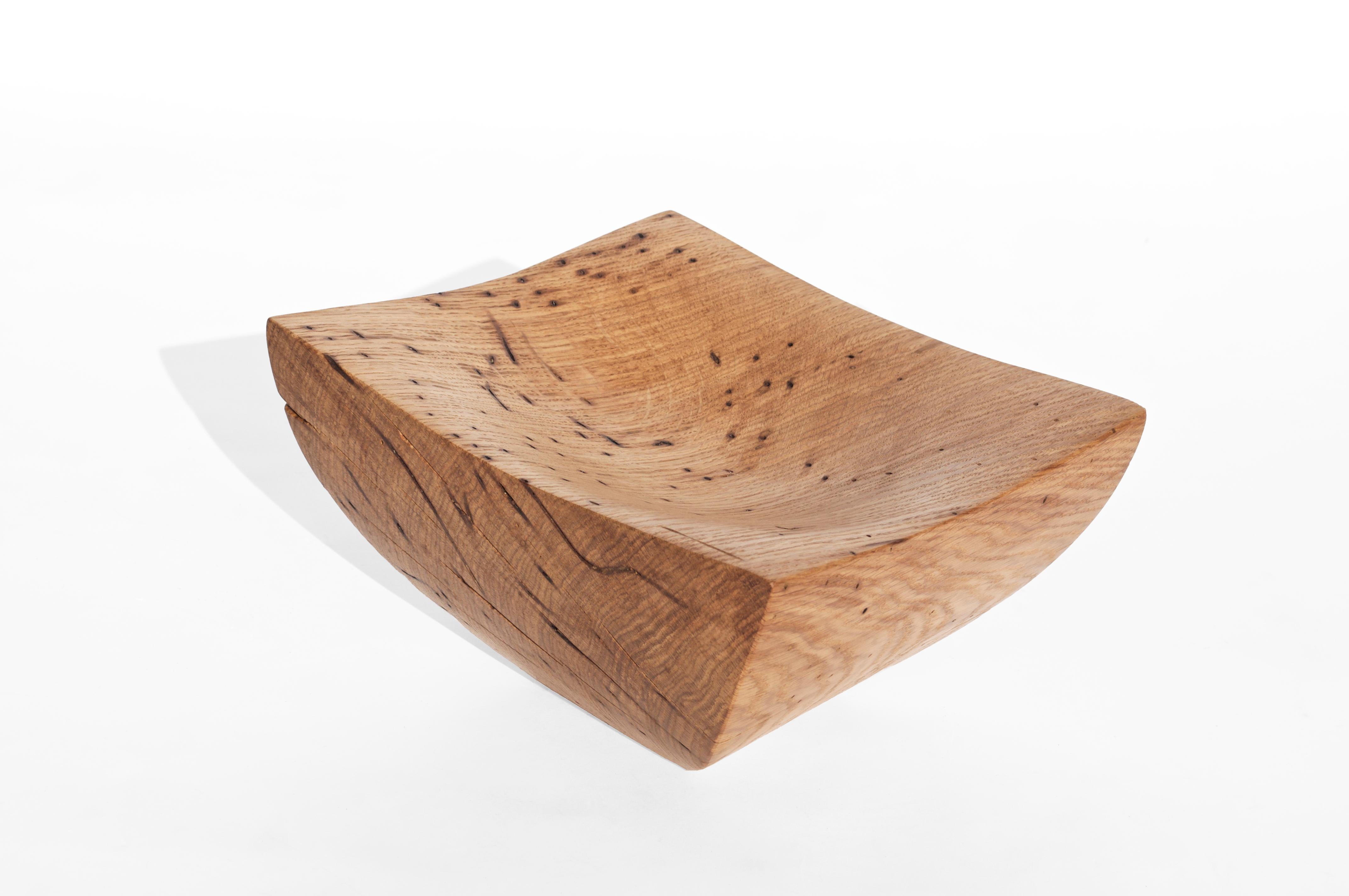 V21084 Vessel in Natural Oak Wood by Jörg Pietschmann For Sale 6