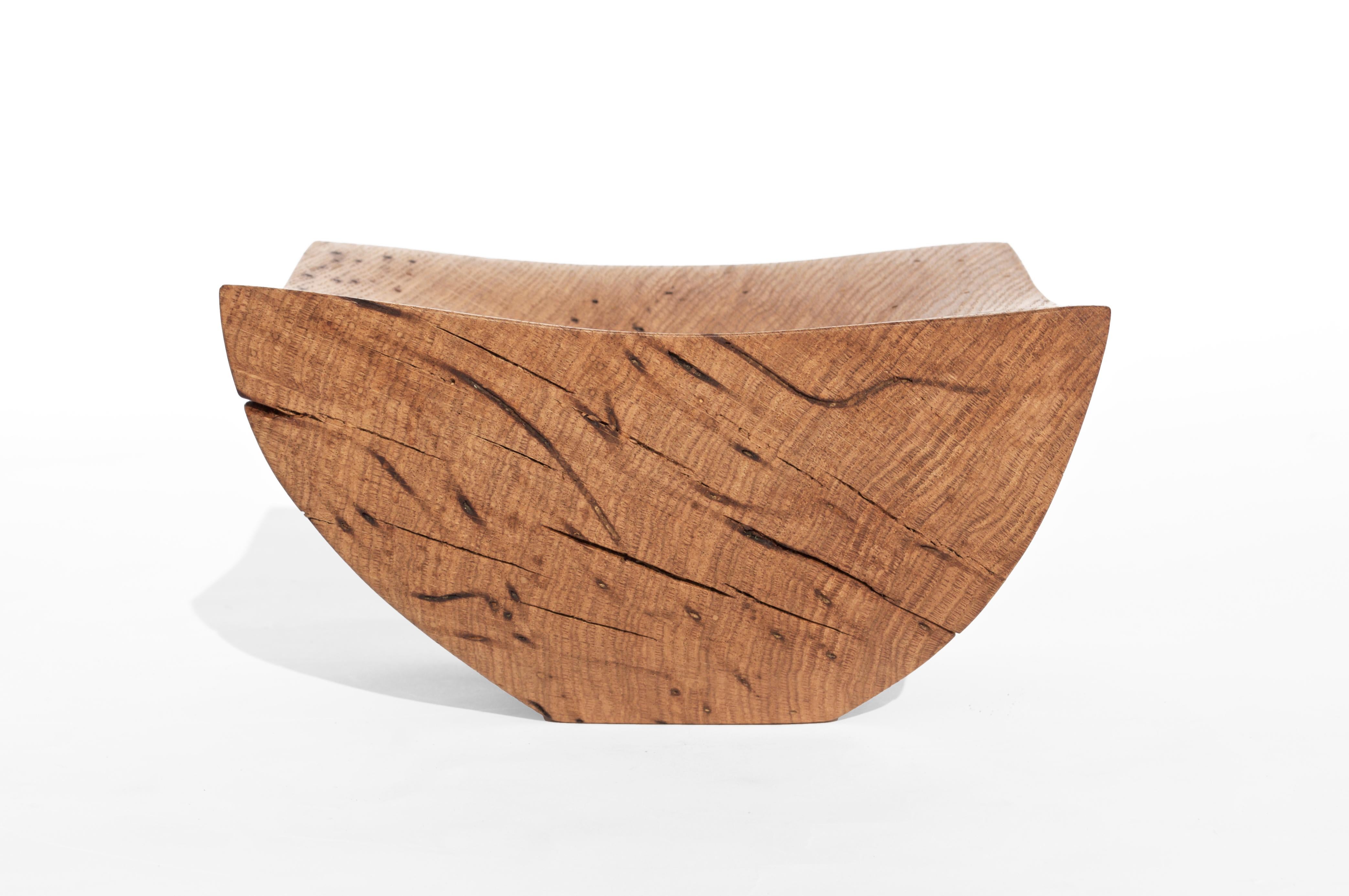 V21084 Vessel in Natural Oak Wood by Jörg Pietschmann For Sale 7