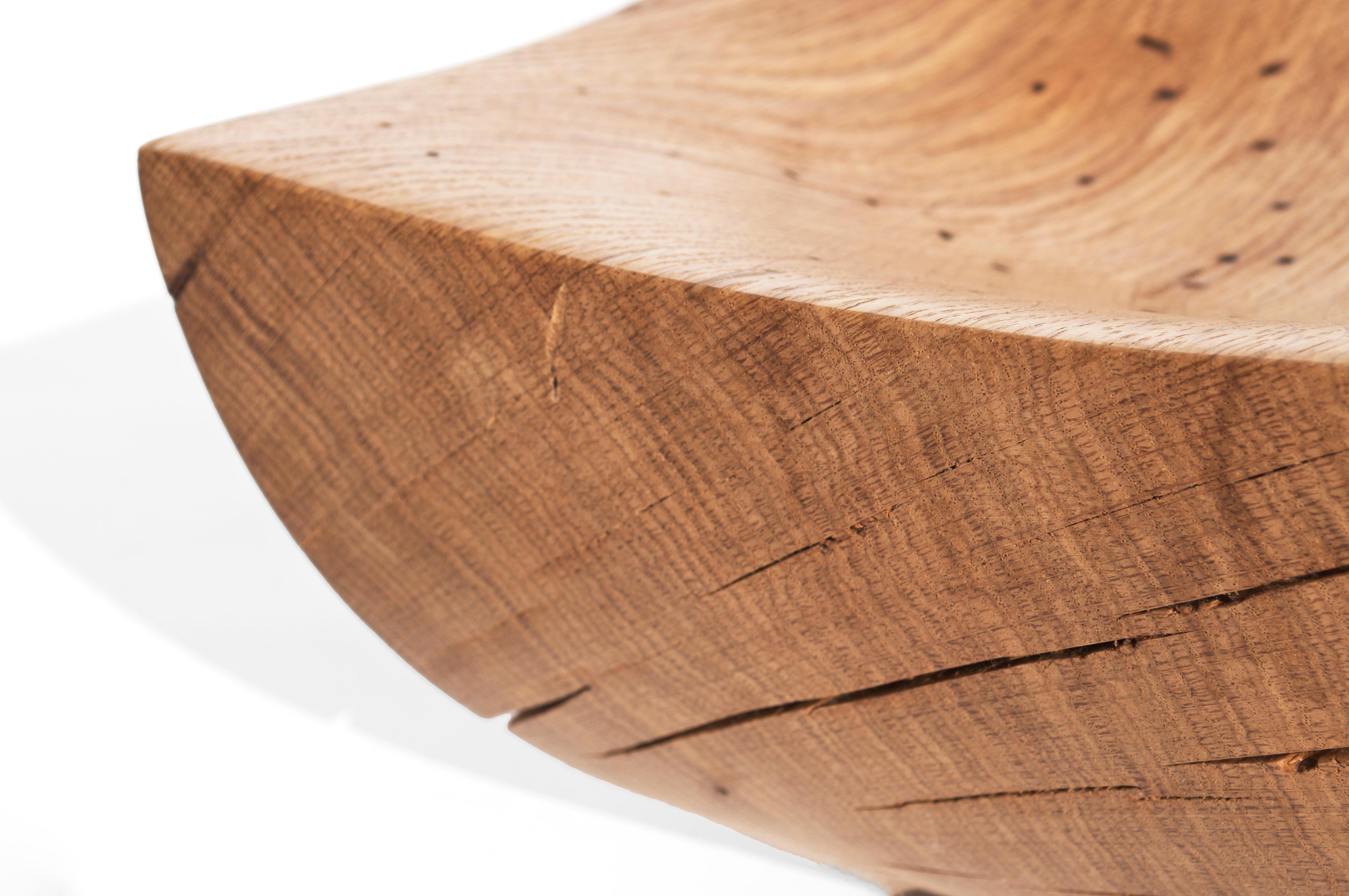 Other V21084 Vessel in Natural Oak Wood by Jörg Pietschmann For Sale