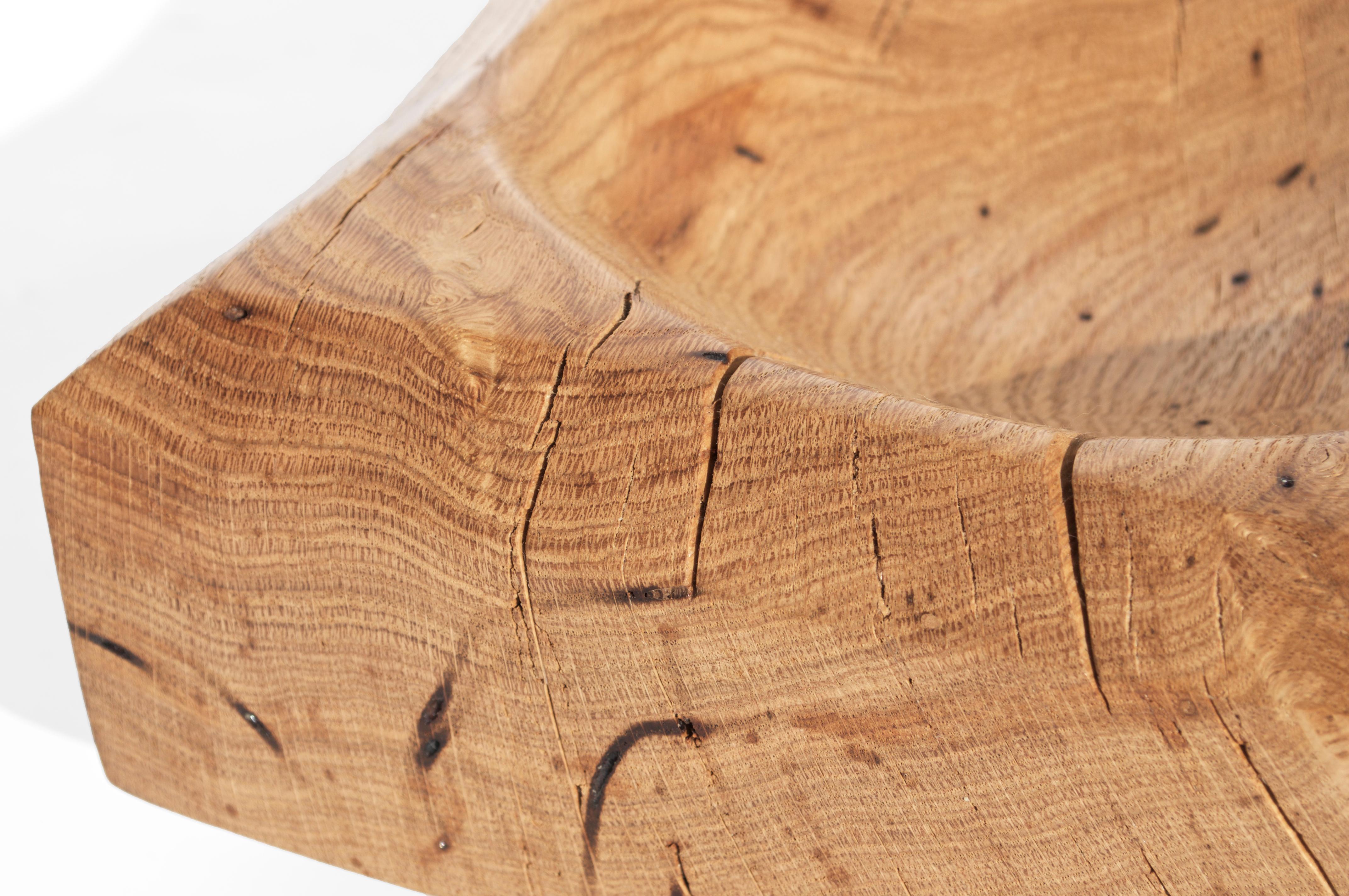 Other V21094 Vessel in Natural Oak Wood by Jörg Pietschmann For Sale