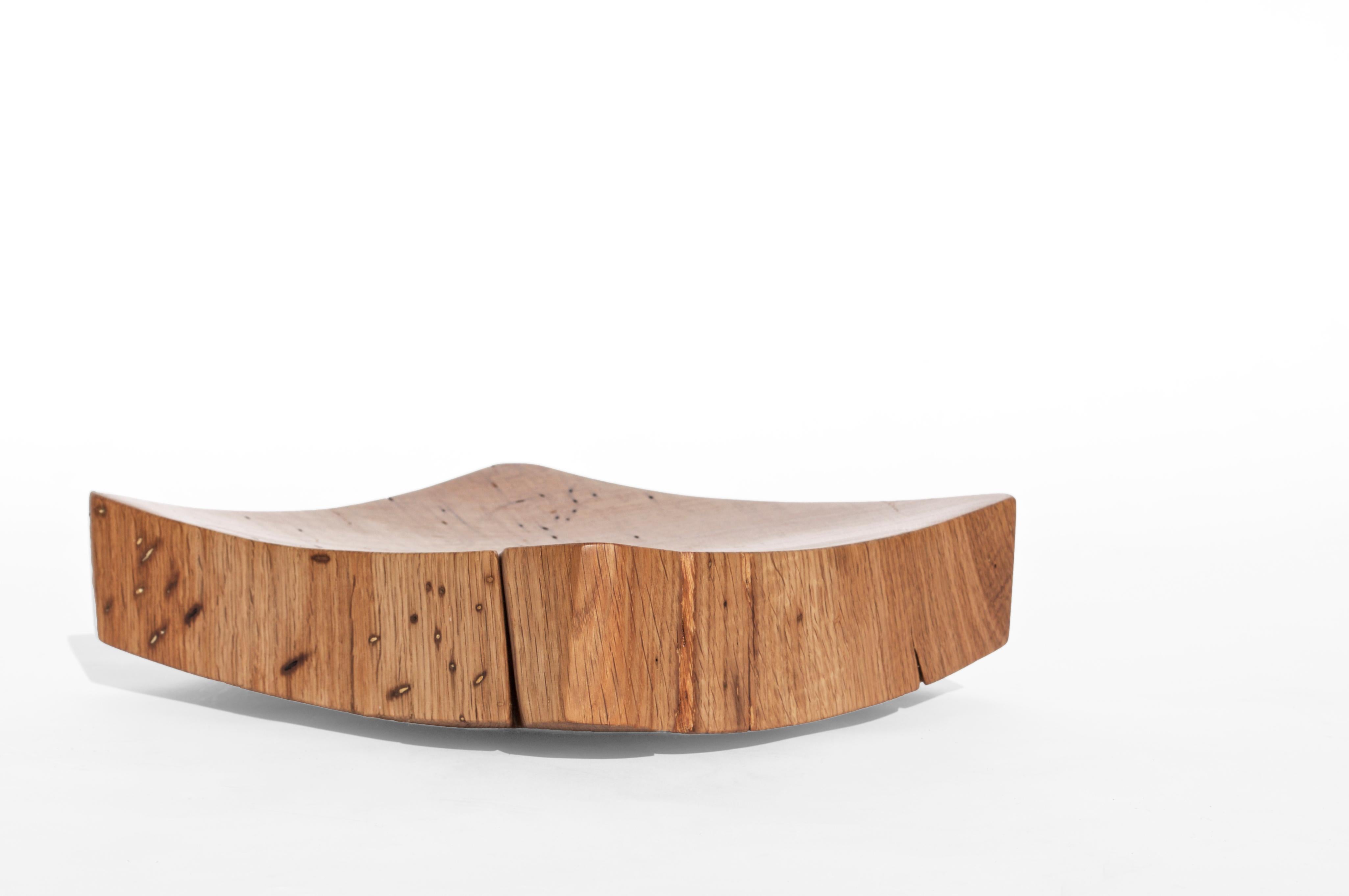 V21104 Vessel in Natural Oak Wood by Jörg Pietschmann For Sale 1