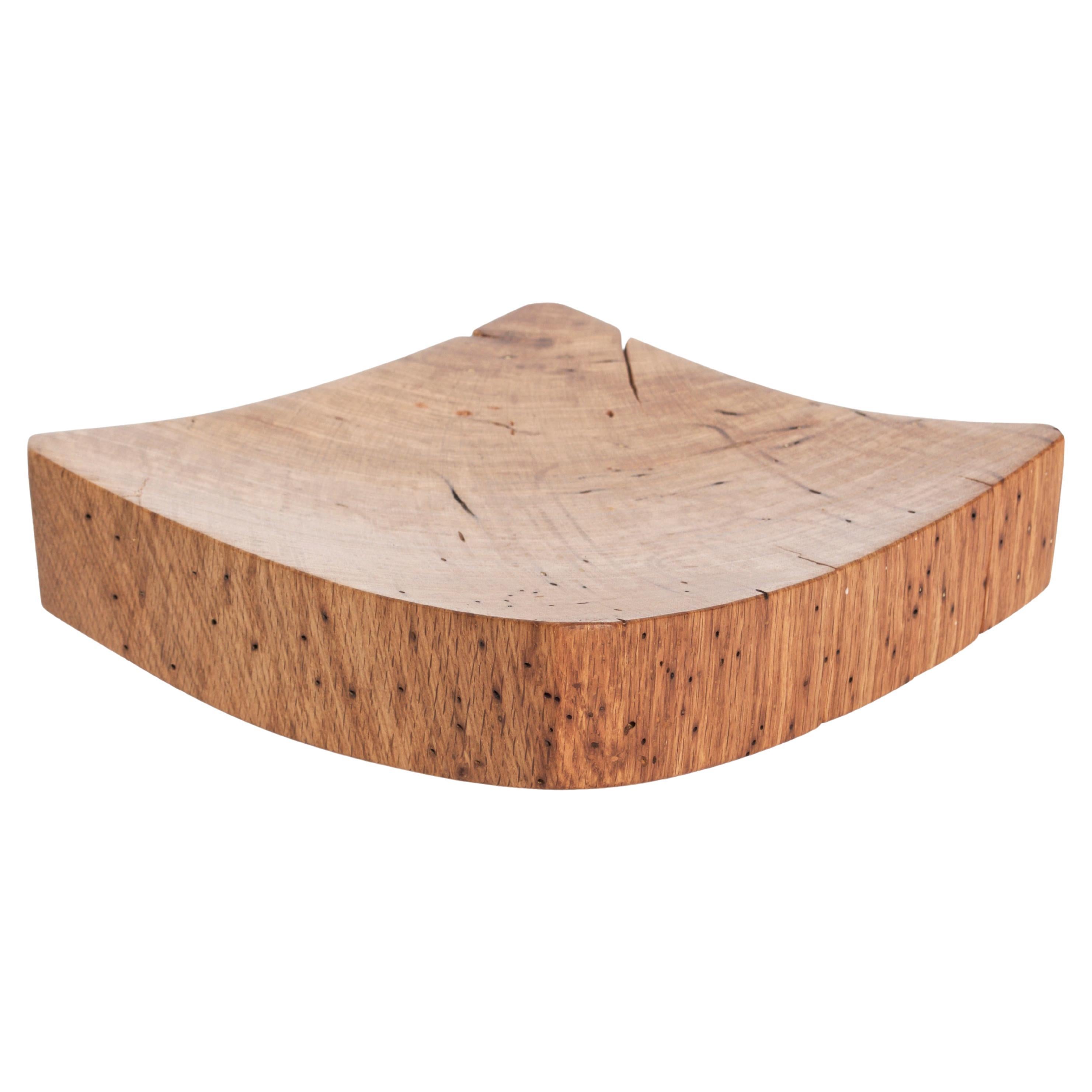 V21104 Vessel in Natural Oak Wood by Jörg Pietschmann For Sale
