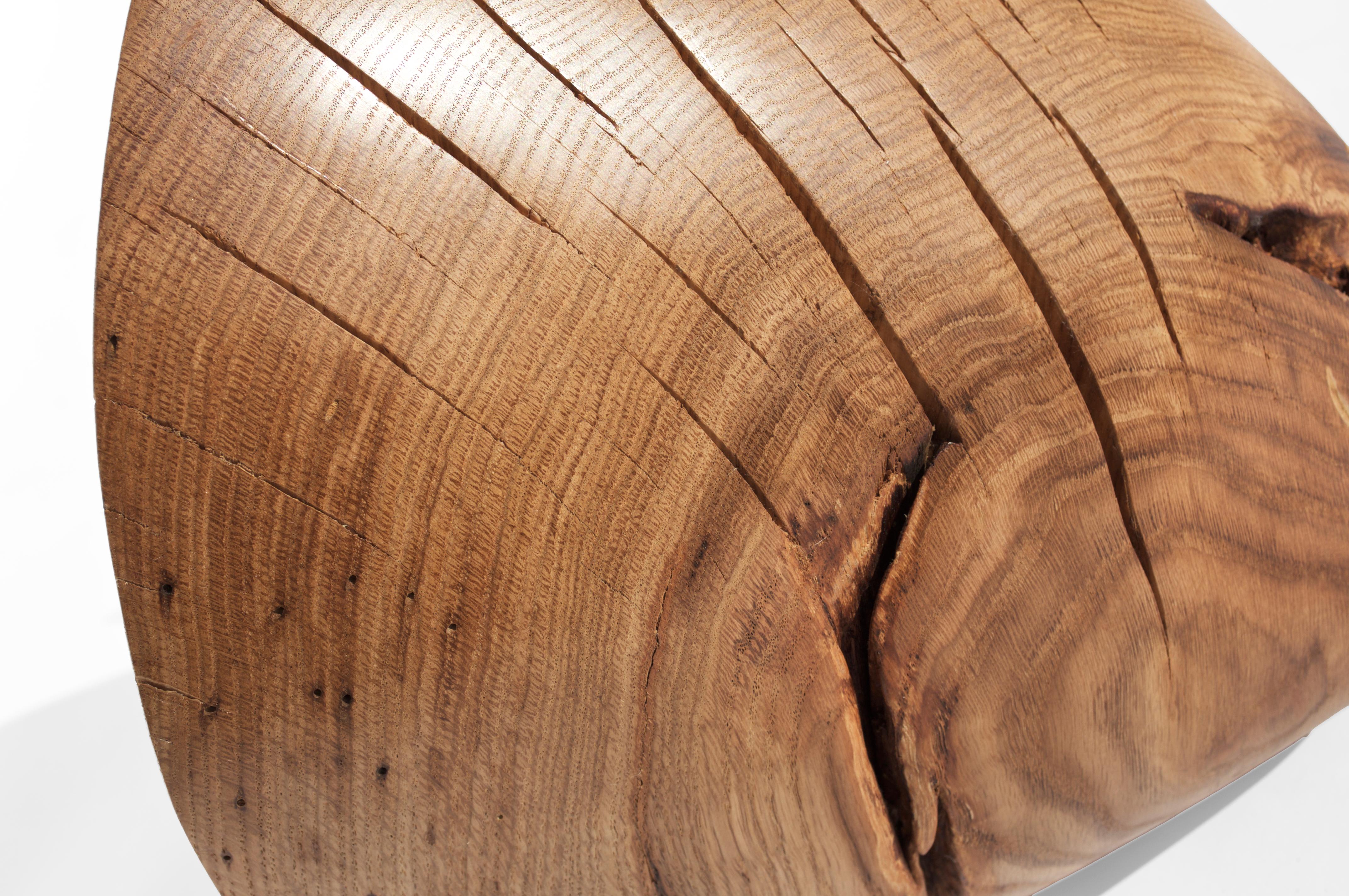 German V21114 Vessel in Natural Oak Wood by Jörg Pietschmann For Sale