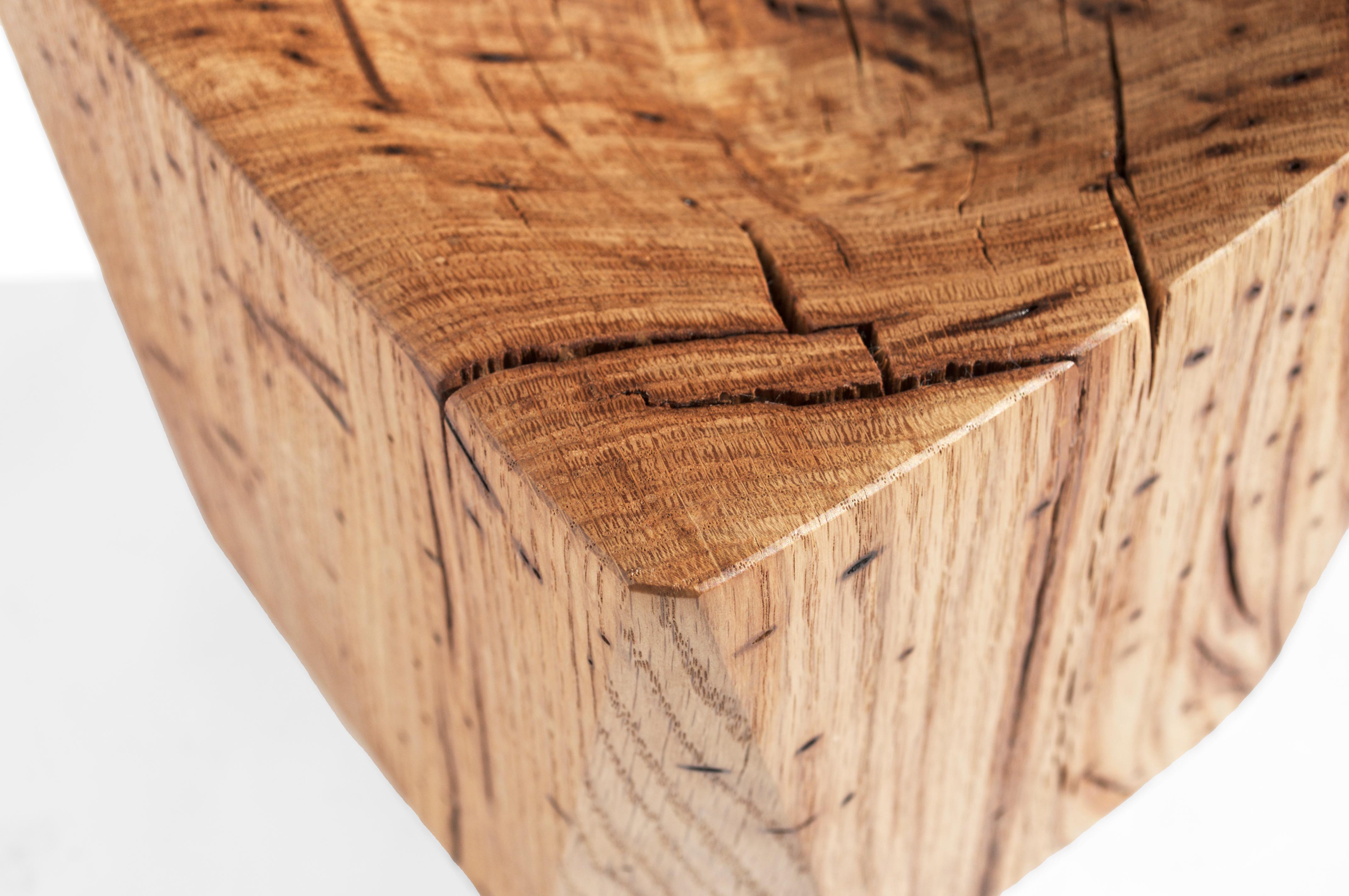 Post-Modern V21124 Vessel in Natural Oak Wood by Jörg Pietschmann For Sale