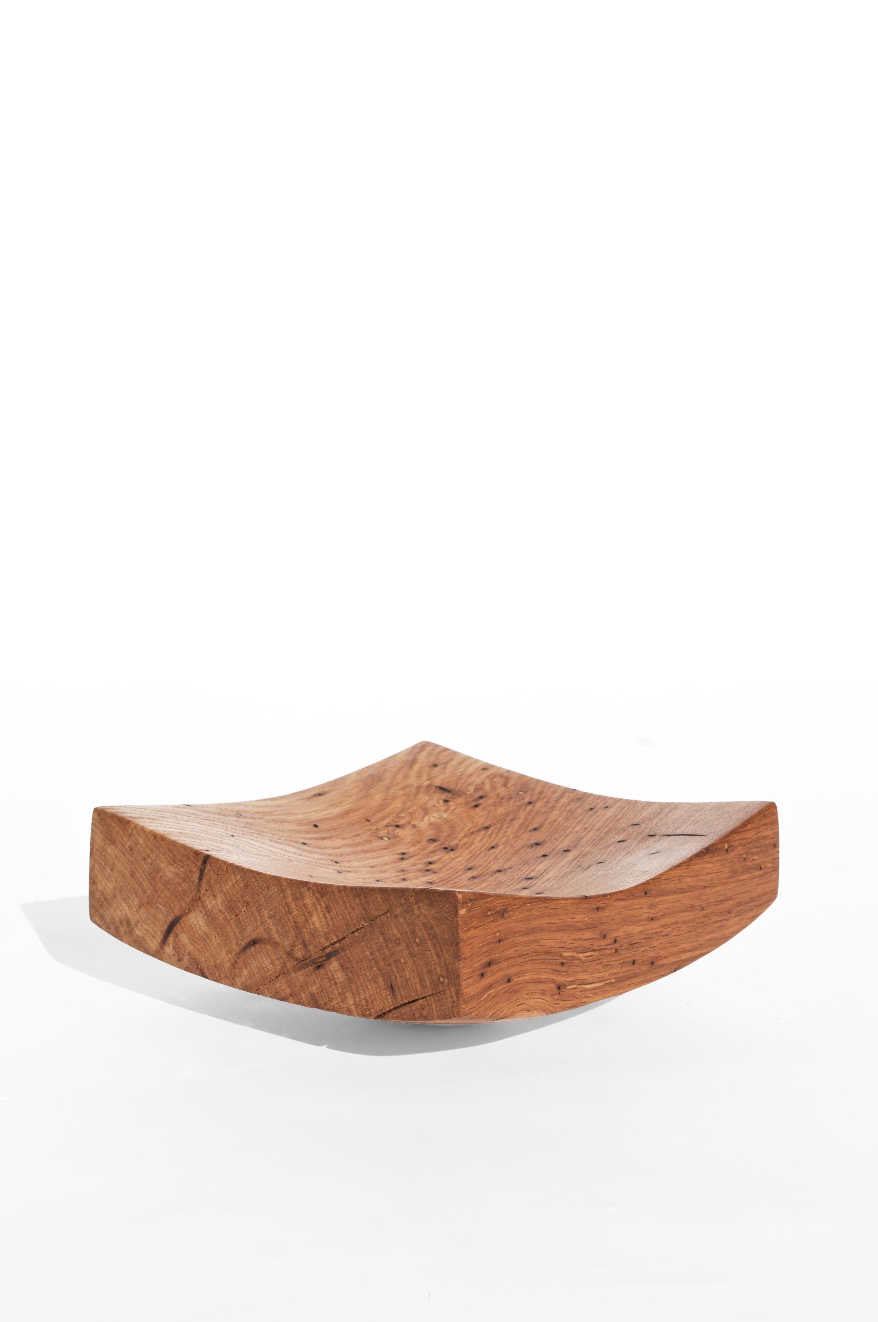V21134 Vessel in Natural Oak Wood by Jörg Pietschmann For Sale 1