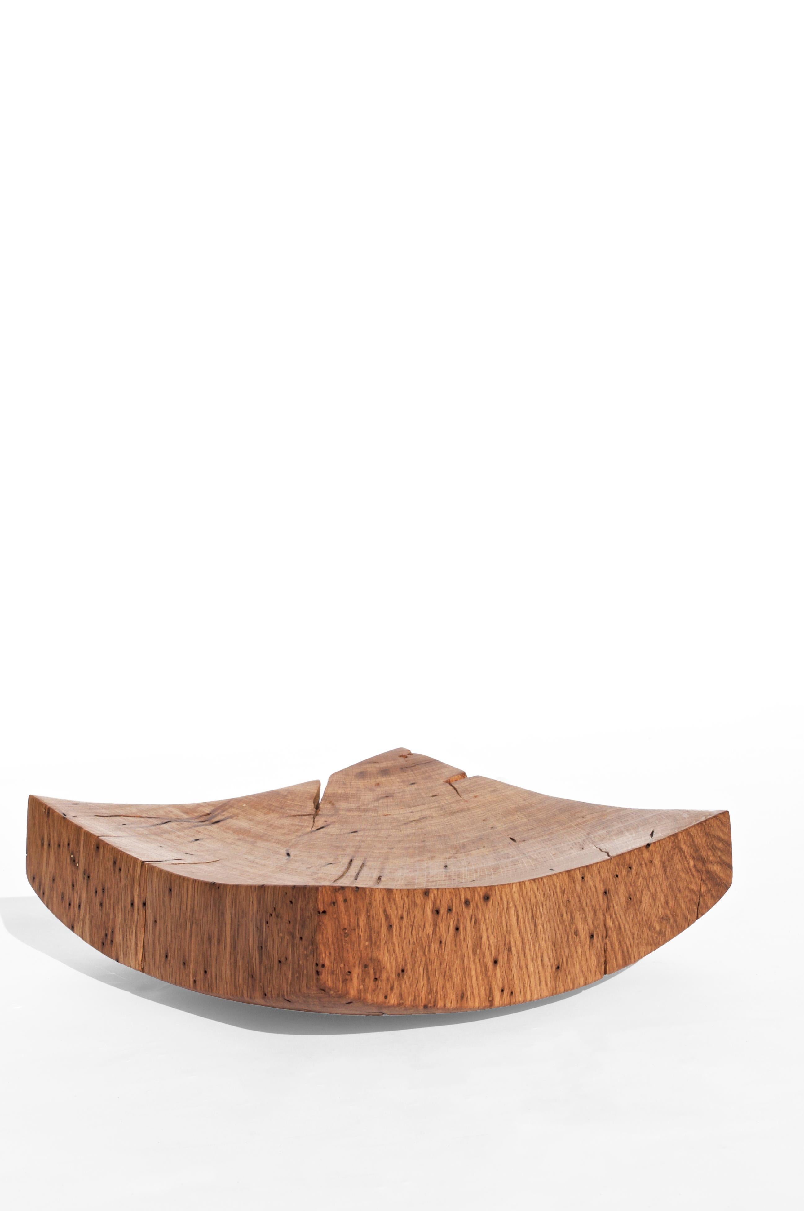 V21164 Recipiente de madera de roble natural by Jörg Pietschmann Roble en venta