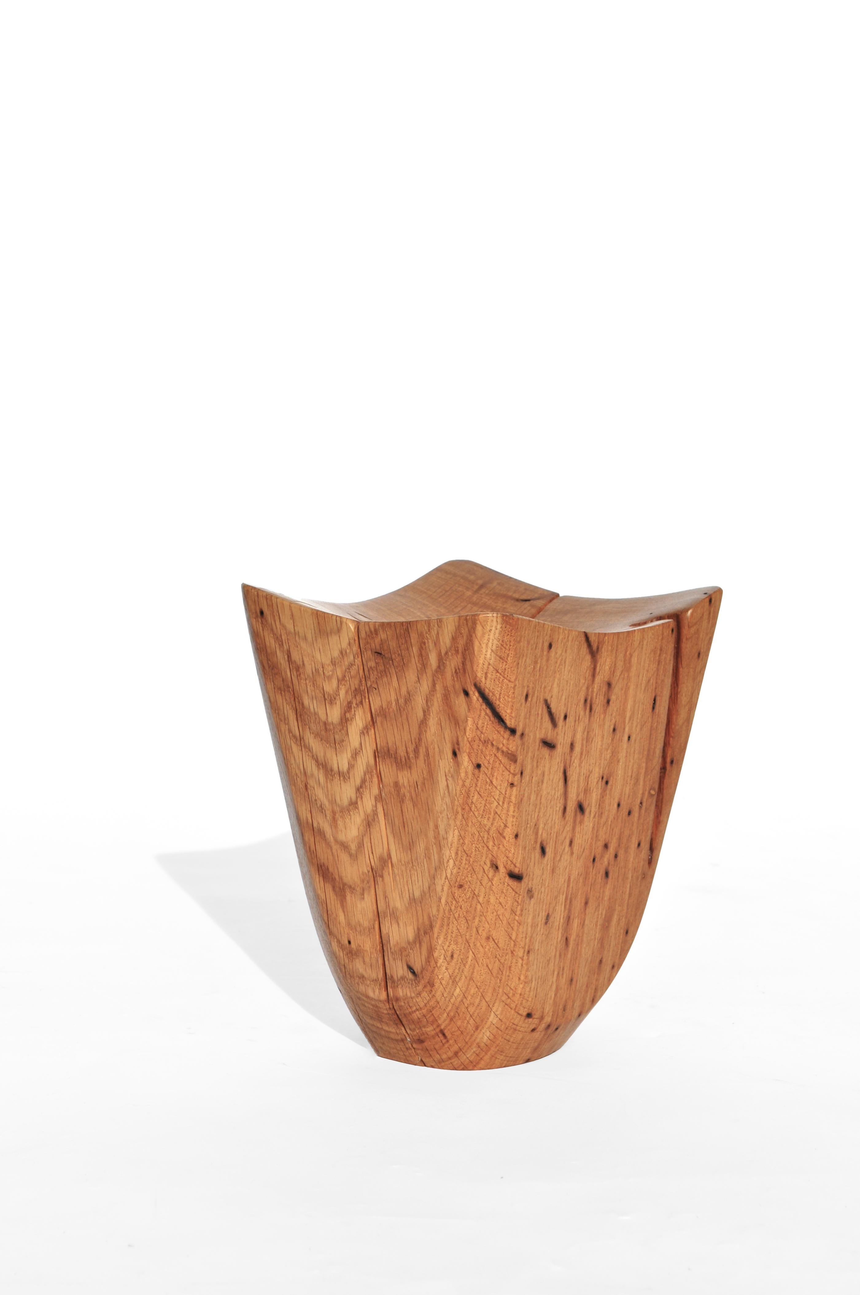 V21174 Vessel in Natural Oak Wood by Jörg Pietschmann In New Condition For Sale In Geneve, CH