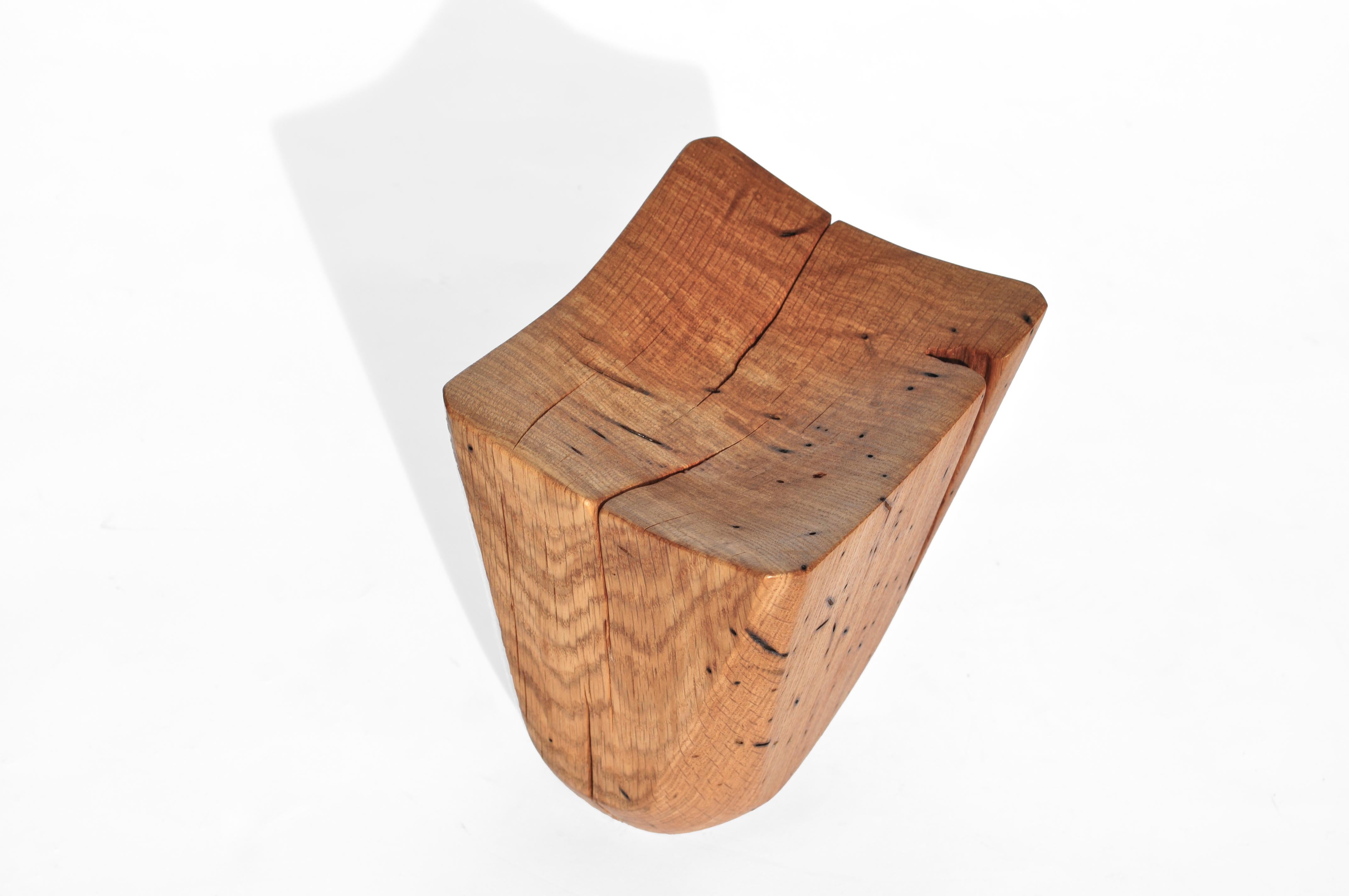 Contemporary V21174 Vessel in Natural Oak Wood by Jörg Pietschmann For Sale