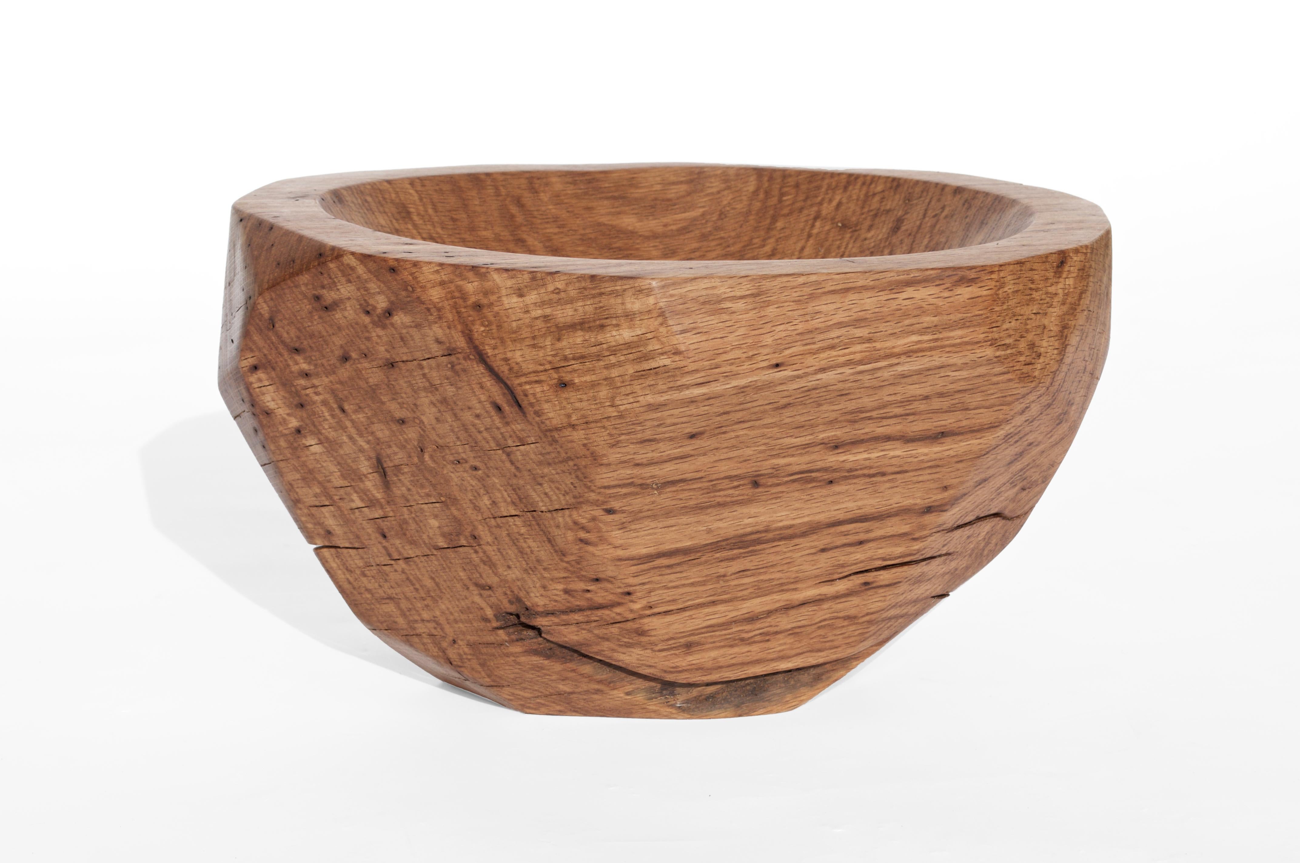 V21194 Vessel in Natural Oak Wood by Jörg Pietschmann For Sale 6