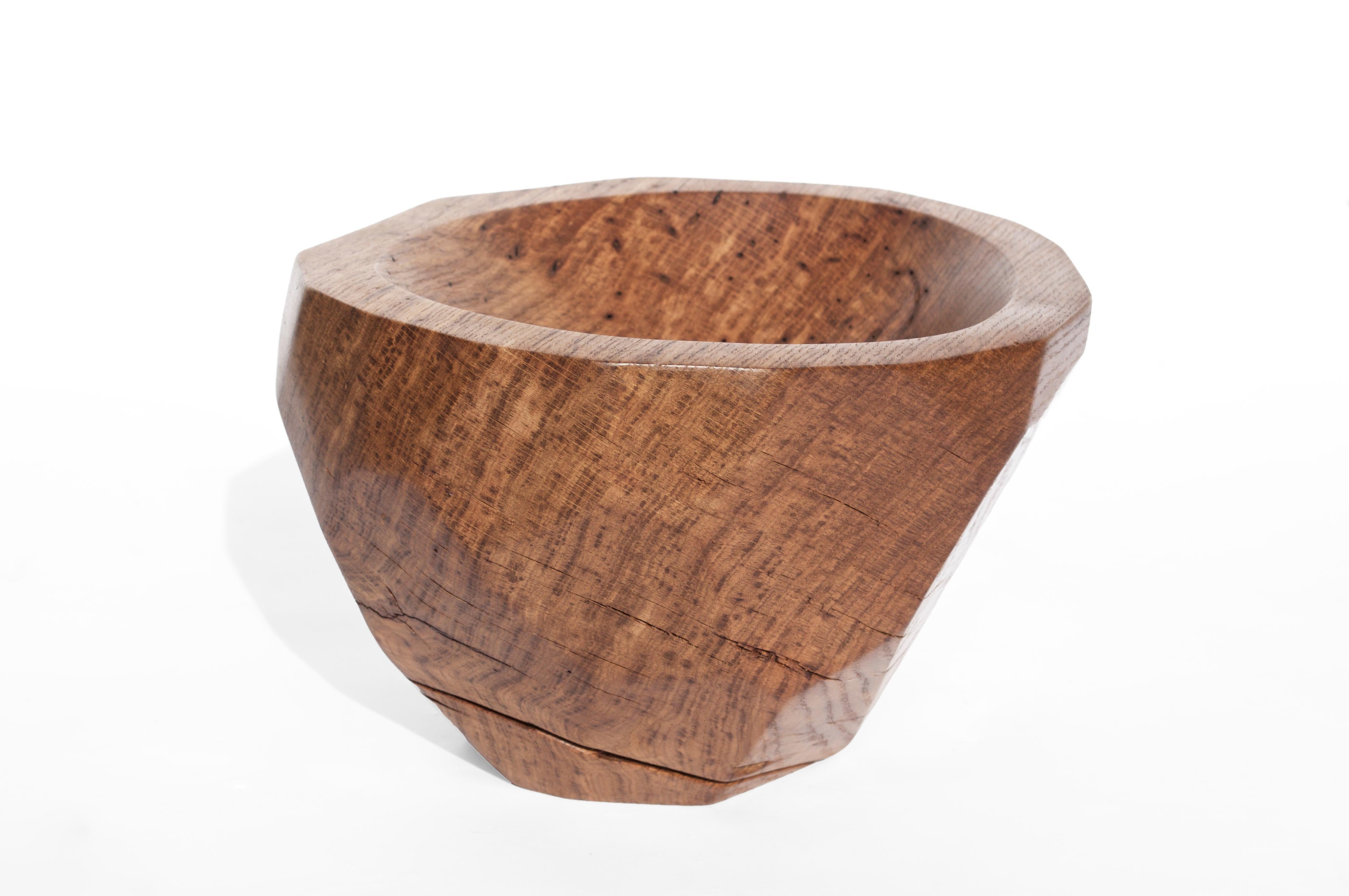 V21194 Vessel in Natural Oak Wood by Jörg Pietschmann For Sale 8