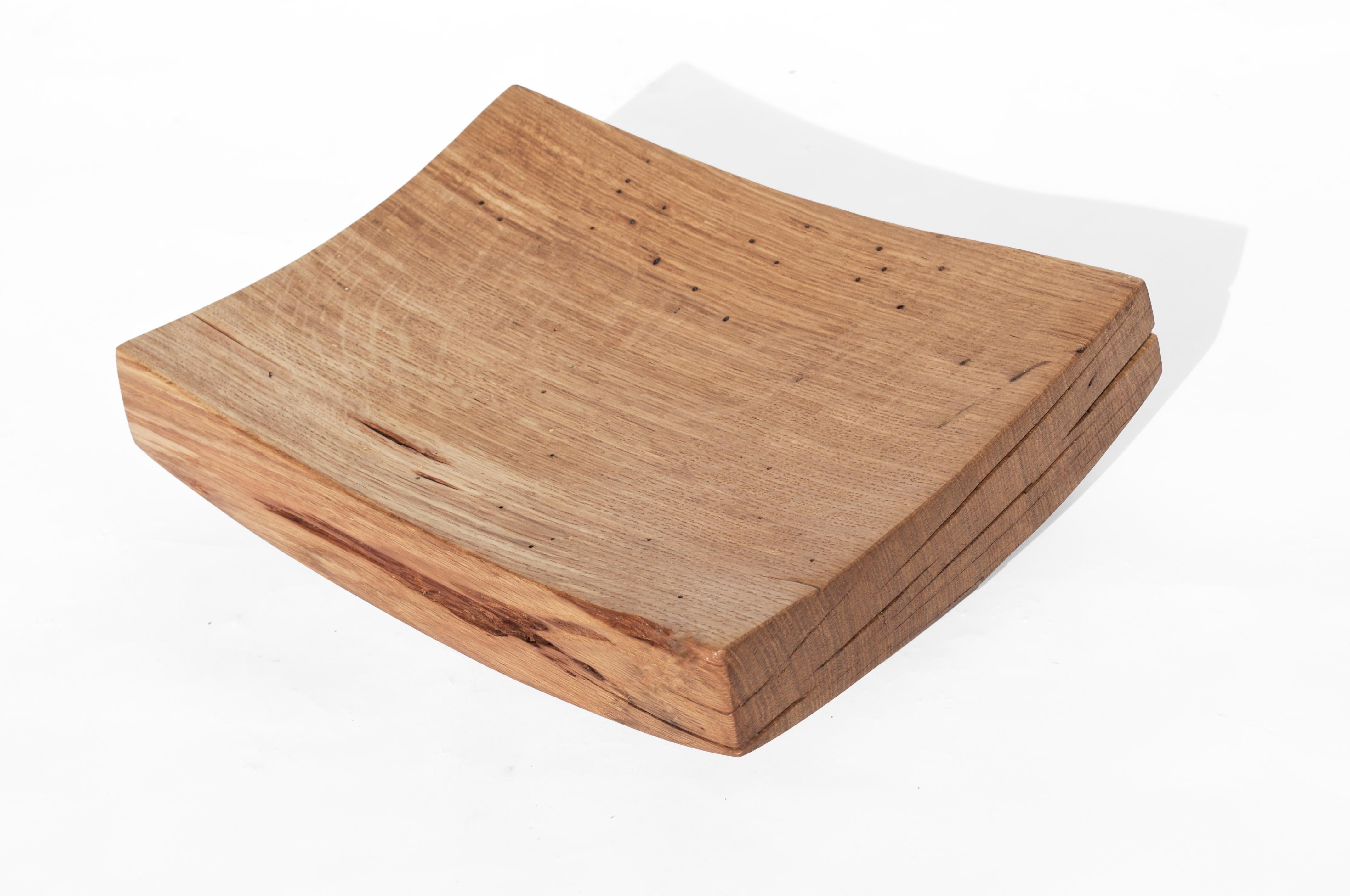 V21204 Vessel in Natural Oak Wood by Jörg Pietschmann For Sale 3