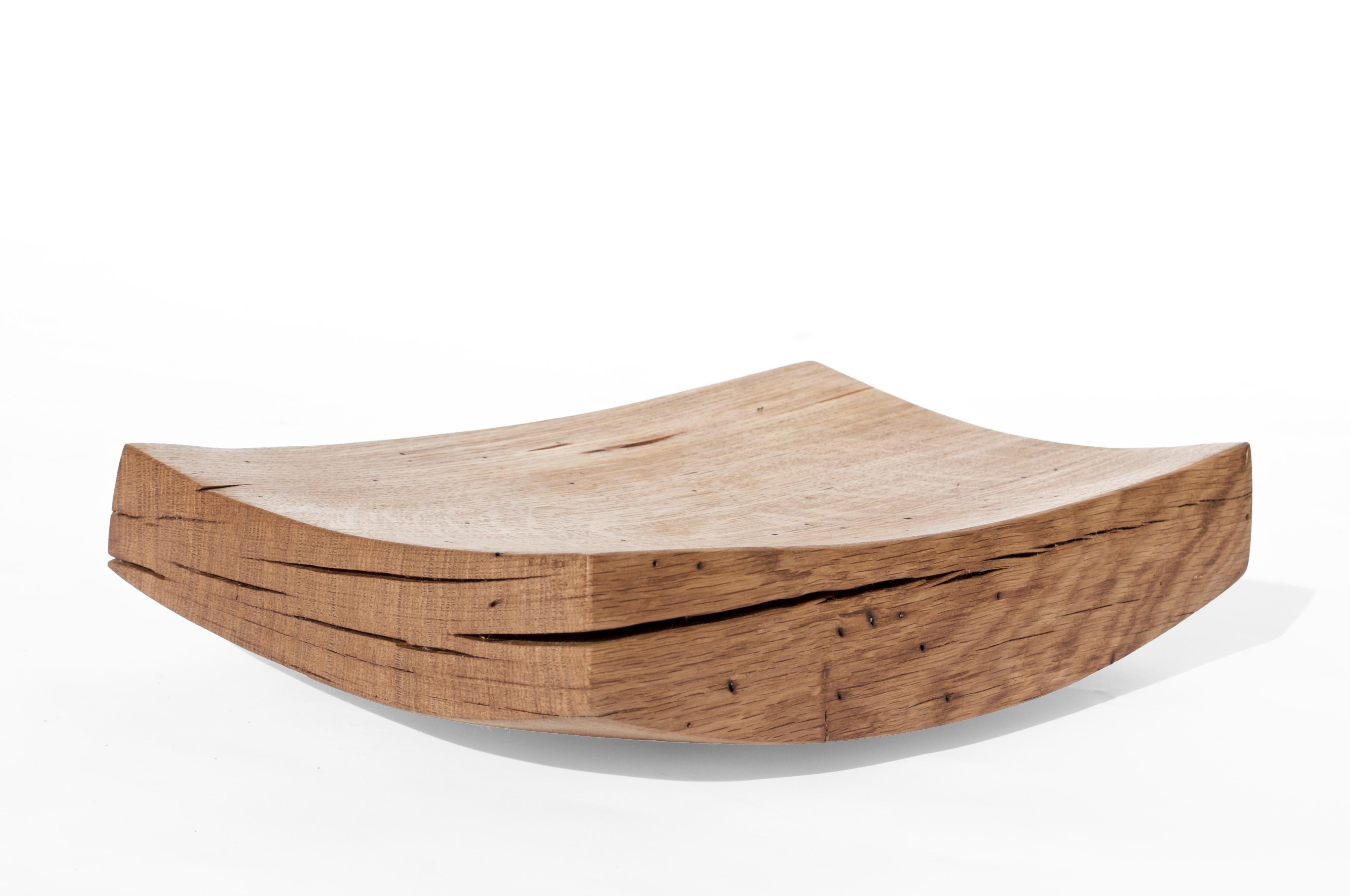 V21204 Vessel in Natural Oak Wood by Jörg Pietschmann For Sale 4