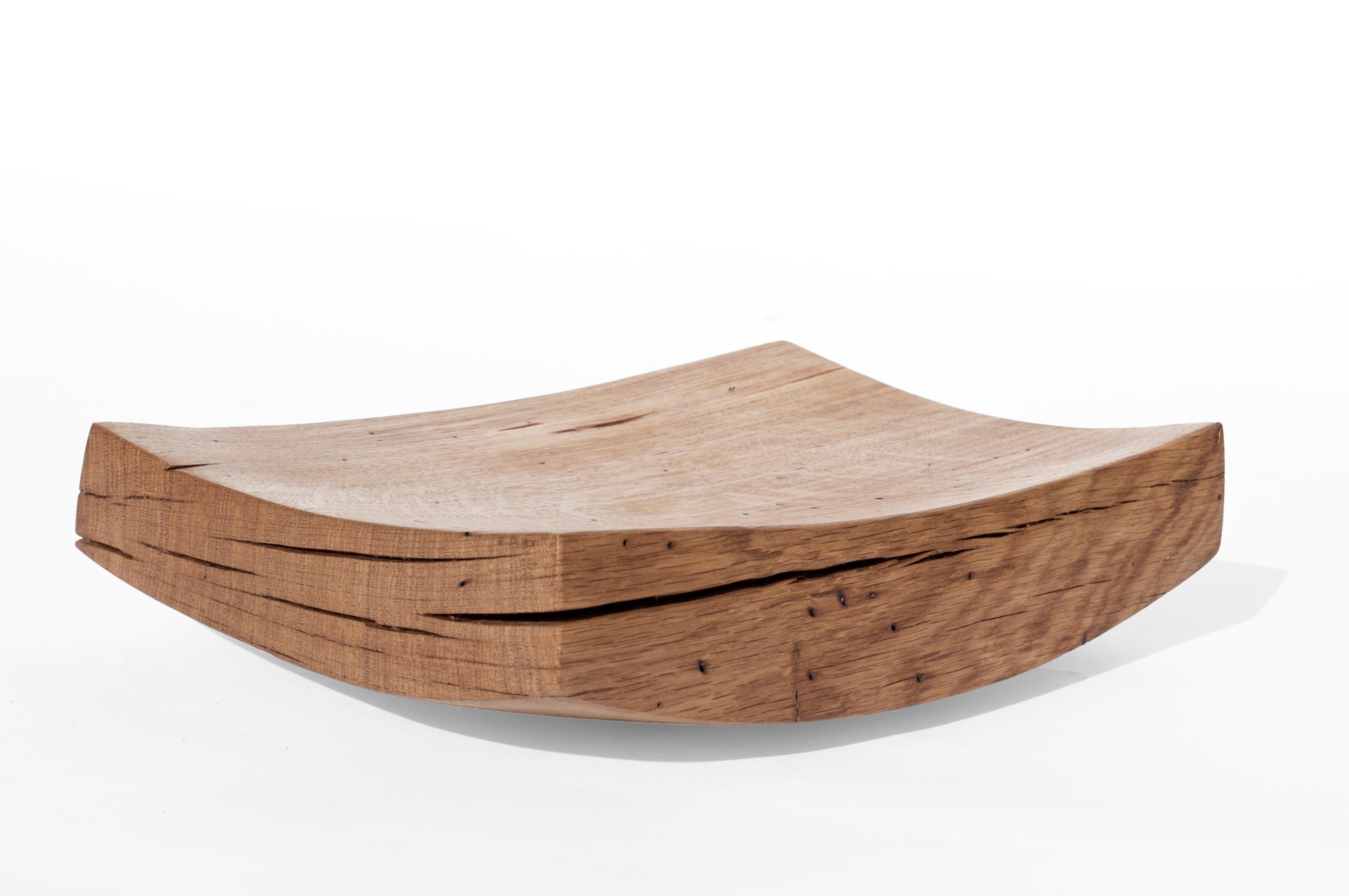 V21204 Vessel in Natural Oak Wood by Jörg Pietschmann For Sale 5