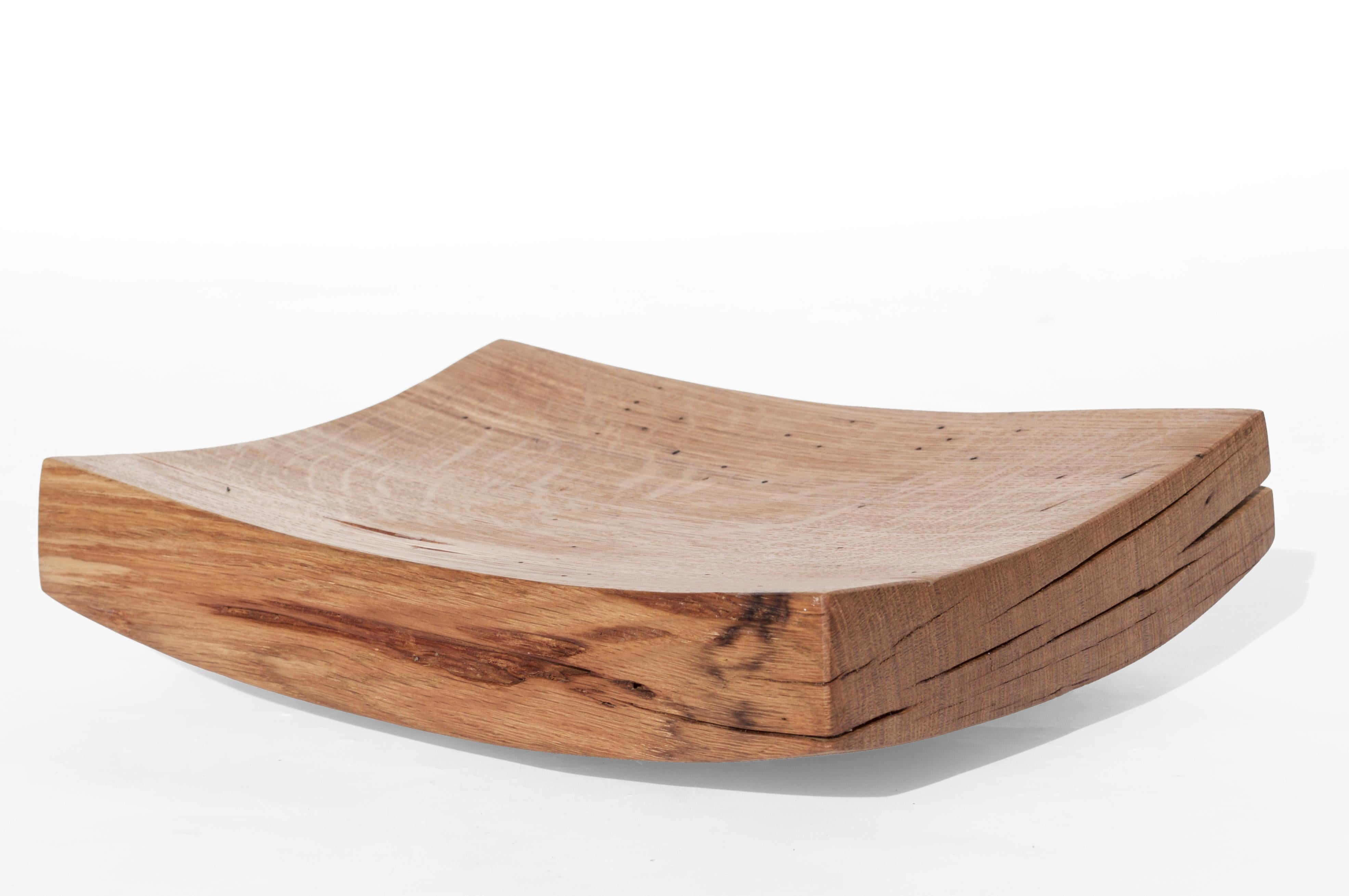 V21204 Vessel in Natural Oak Wood by Jörg Pietschmann For Sale 1