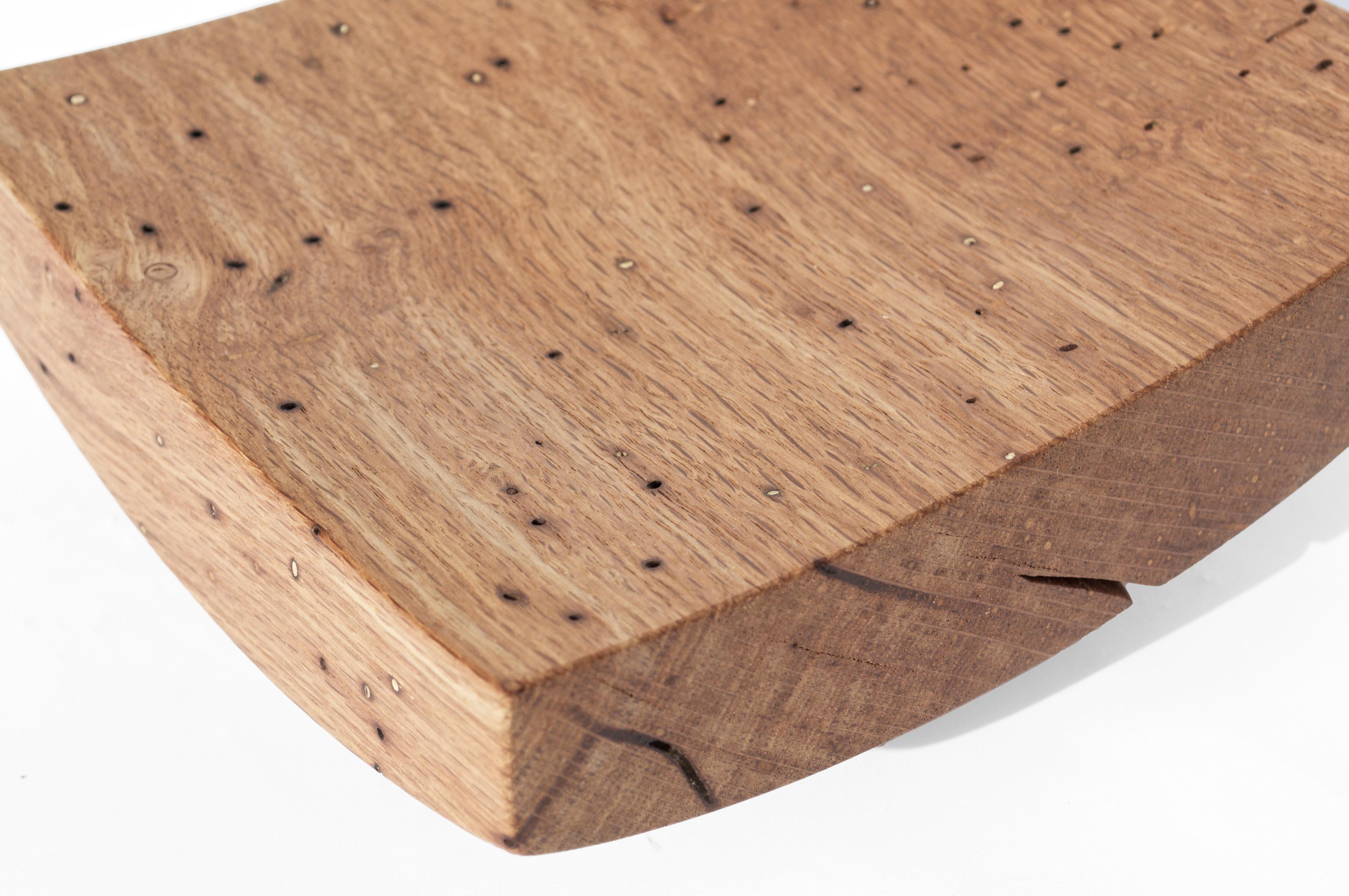 German V21214 Vessel in Natural Oak Wood by Jörg Pietschmann For Sale