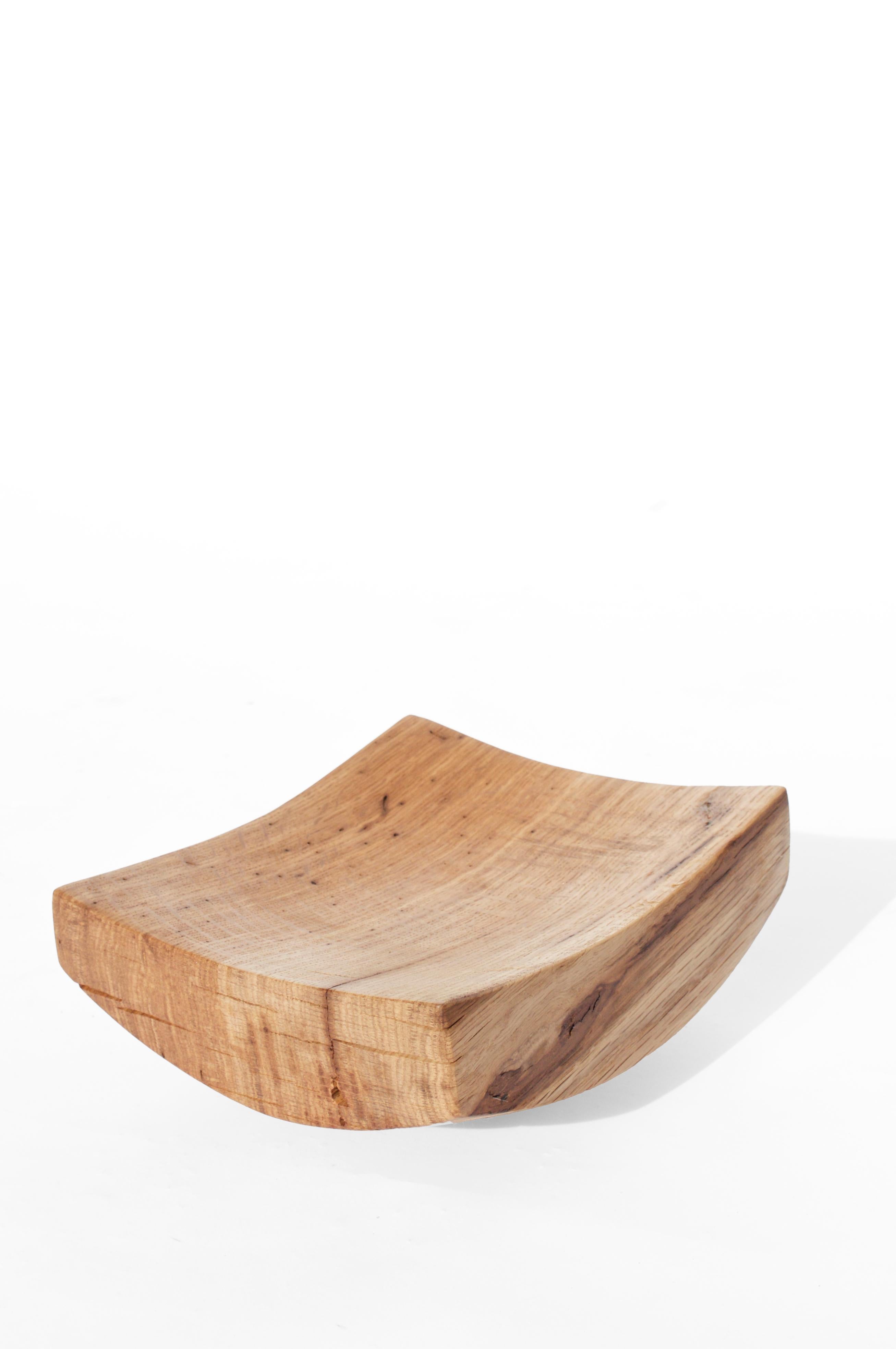 V21224 Recipiente de madera de roble natural by Jörg Pietschmann Posmoderno en venta