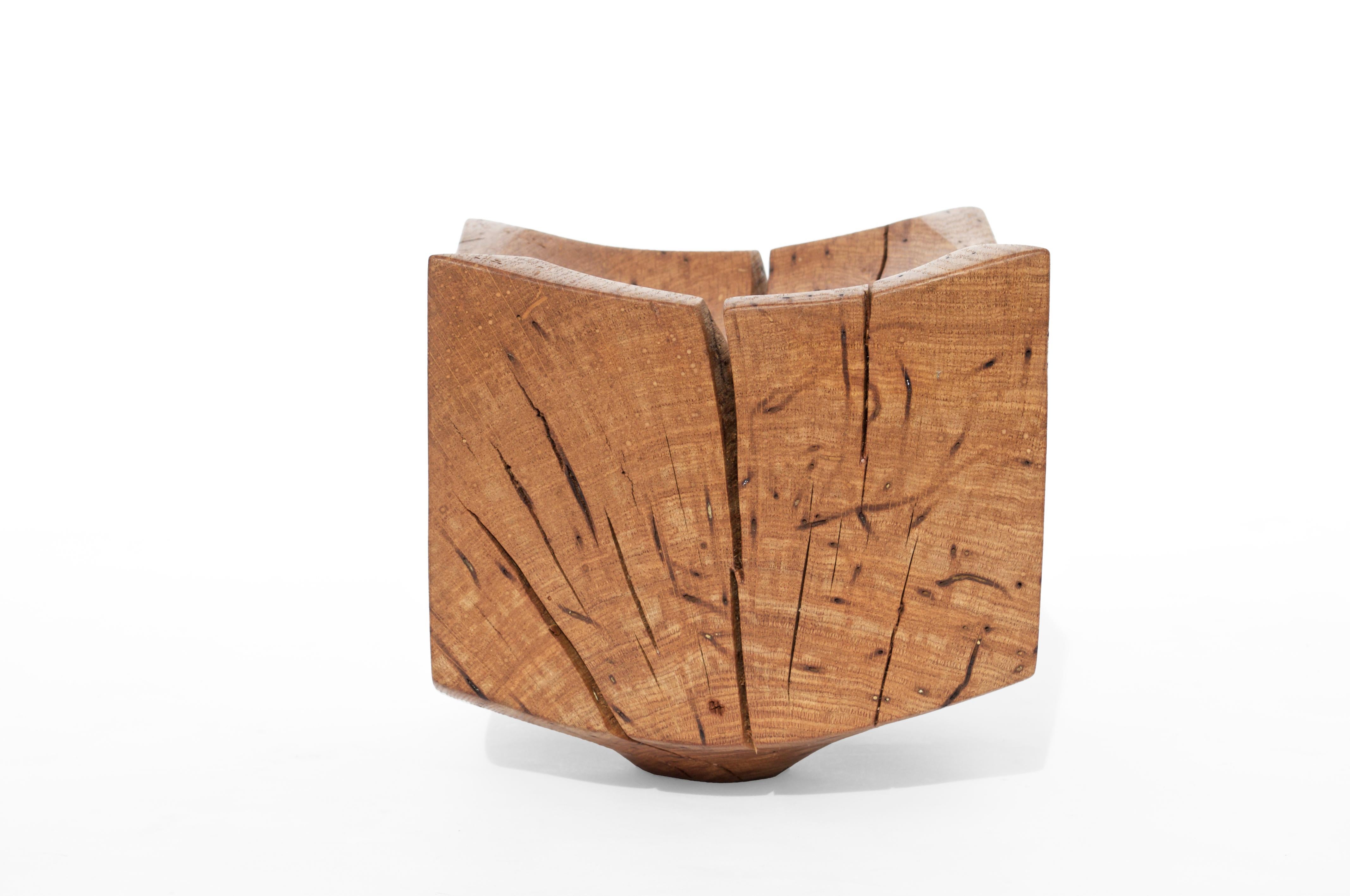 V21254 Vaso in Oak Wood naturale di Jörg Pietschmann in vendita 2
