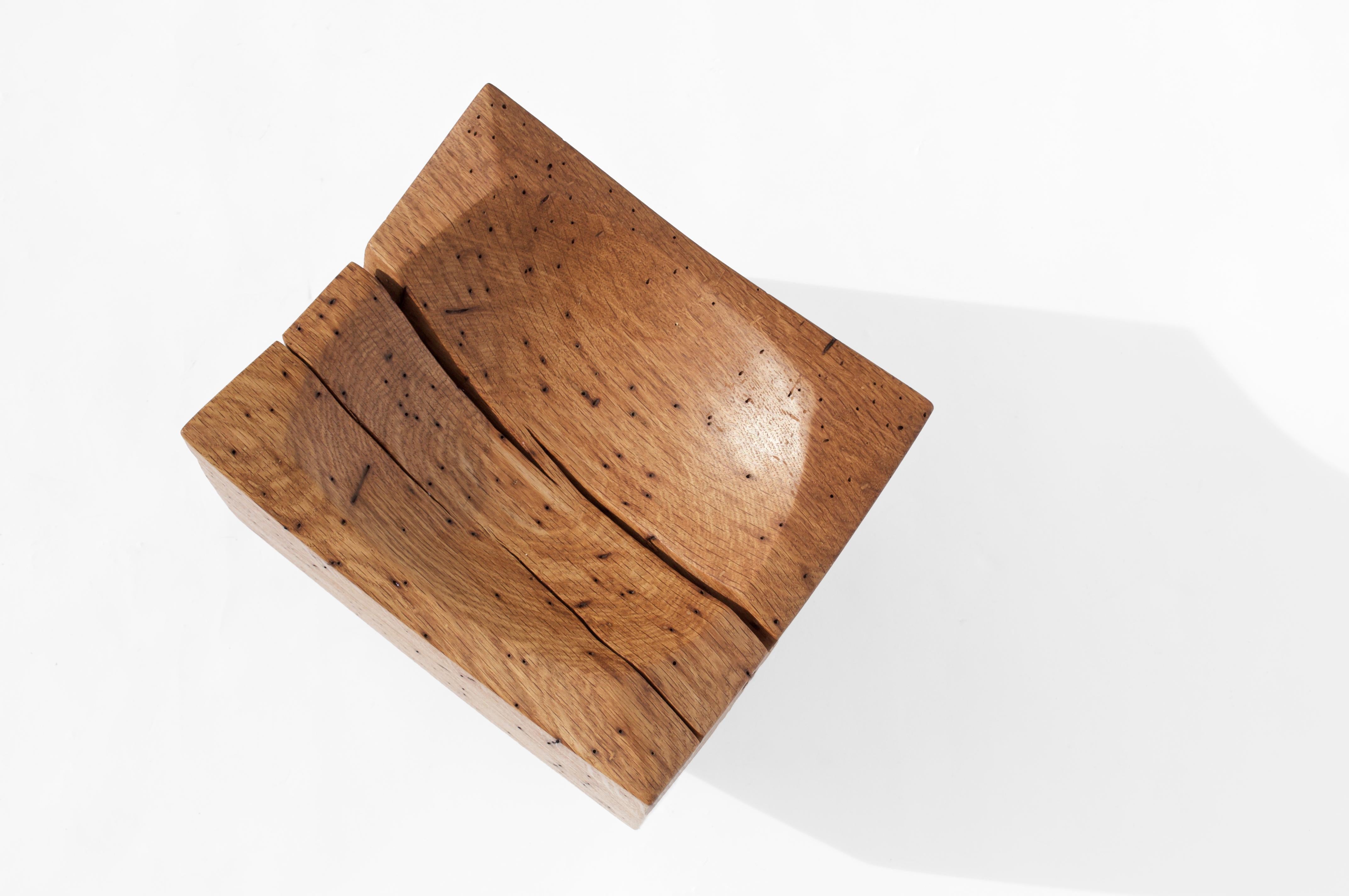V21254 Vaso in Oak Wood naturale di Jörg Pietschmann in vendita 7