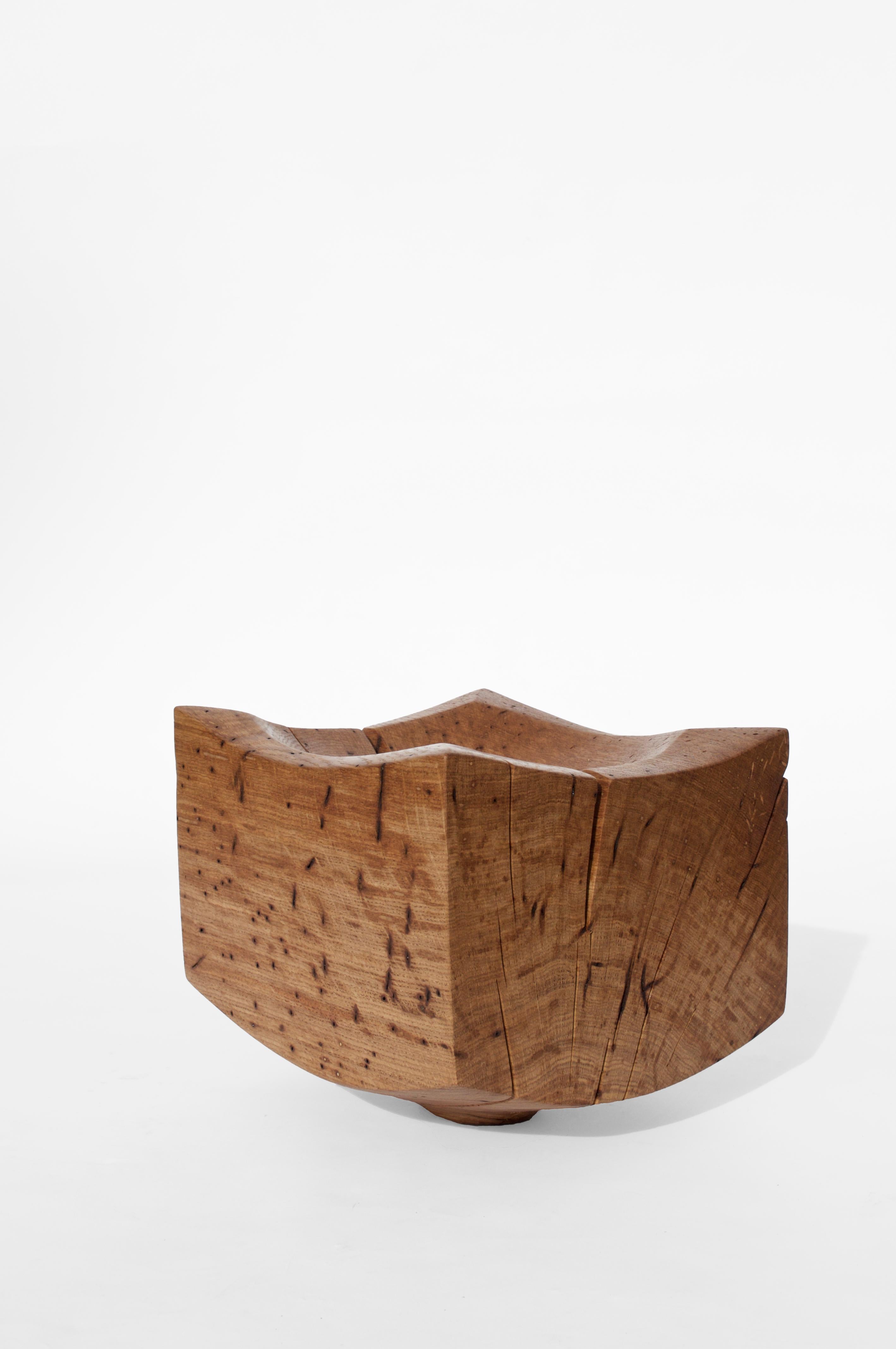 V21254 Vaso in Oak Wood naturale di Jörg Pietschmann in vendita 8