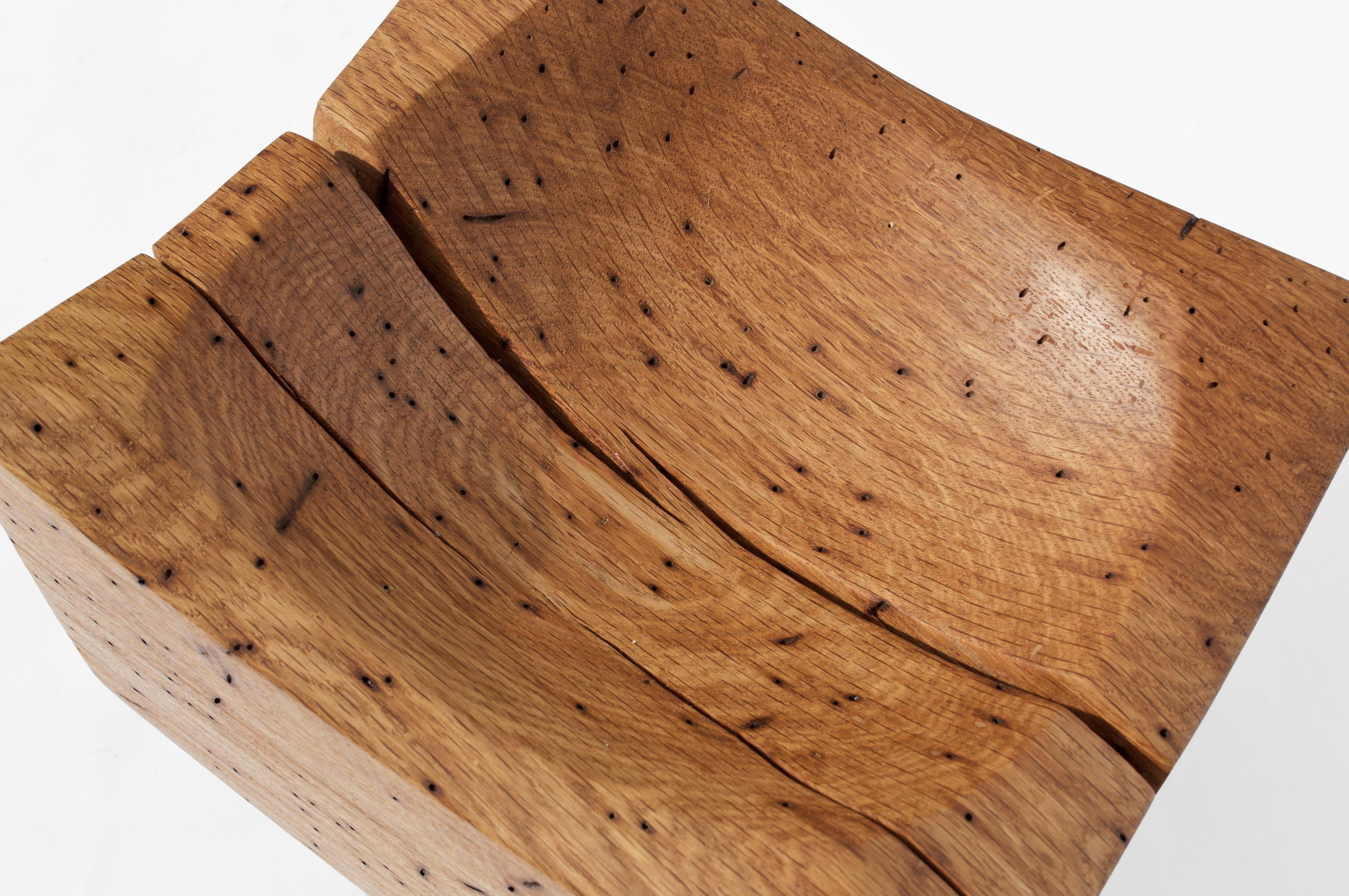 Tedesco V21254 Vaso in Oak Wood naturale di Jörg Pietschmann in vendita