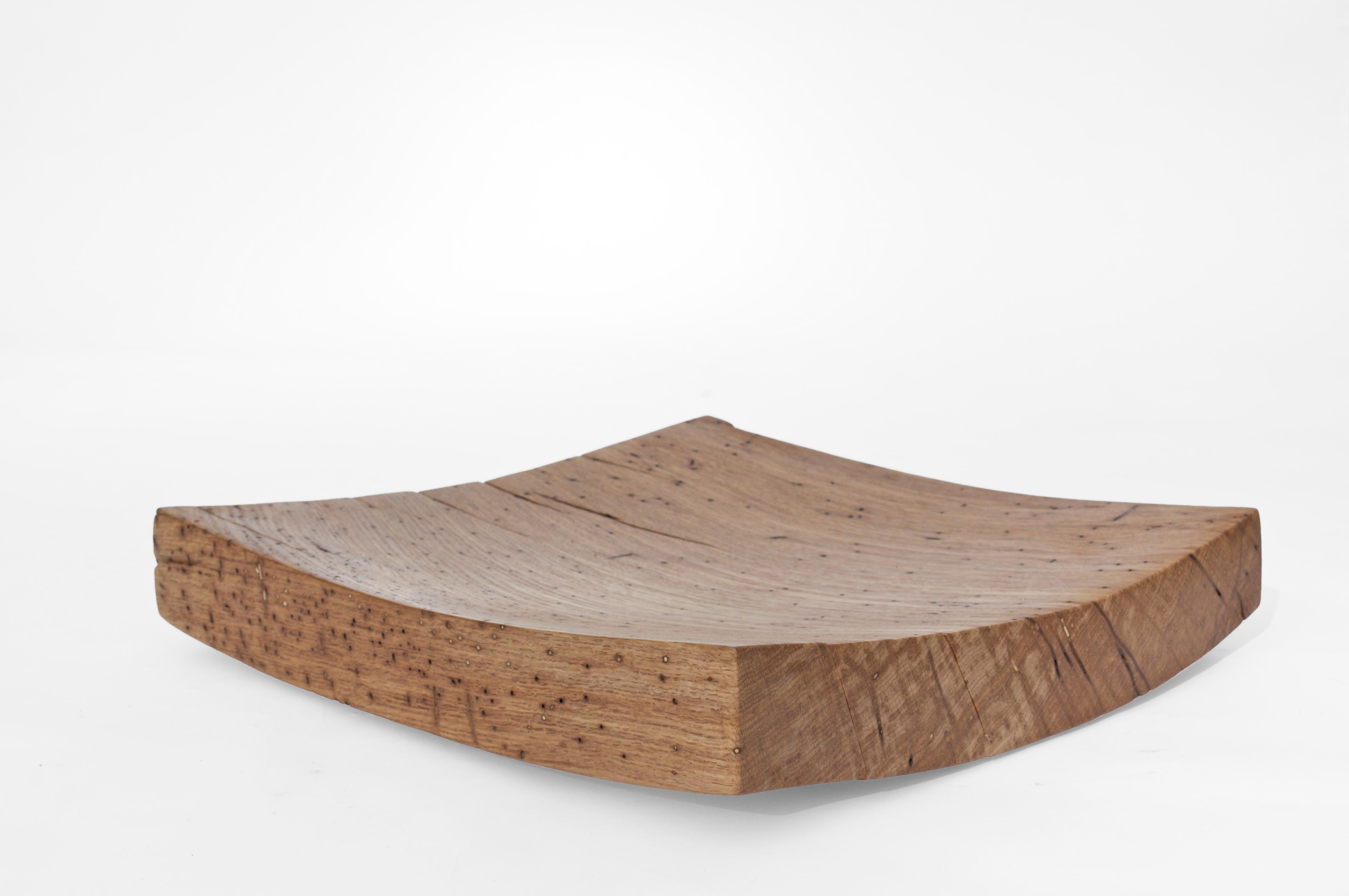 XXI secolo e contemporaneo V21284 Vaso in Oak Wood naturale di Jörg Pietschmann in vendita