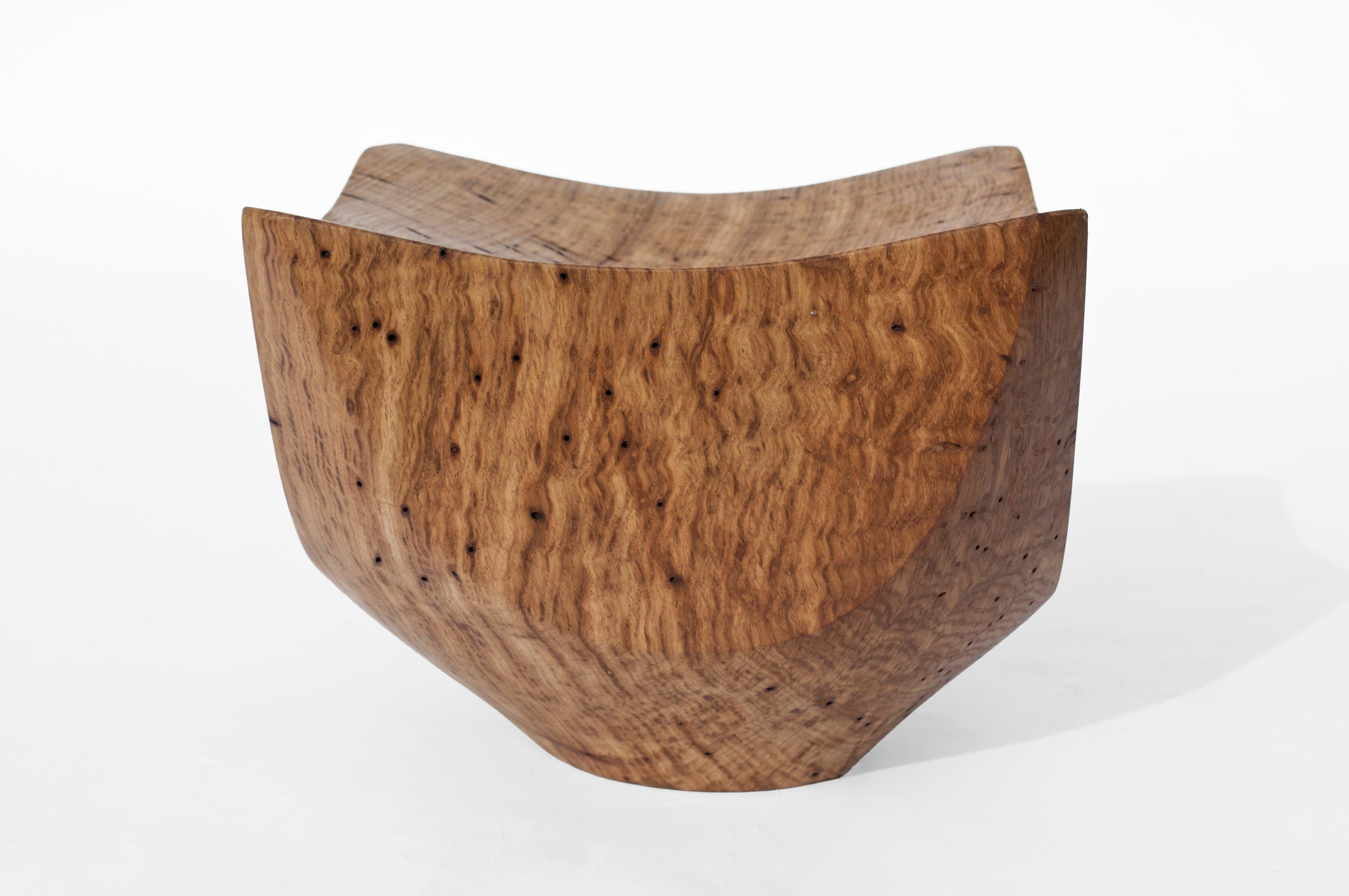 V21294 Vessel in Natural Oak Wood by Jörg Pietschmann For Sale 4
