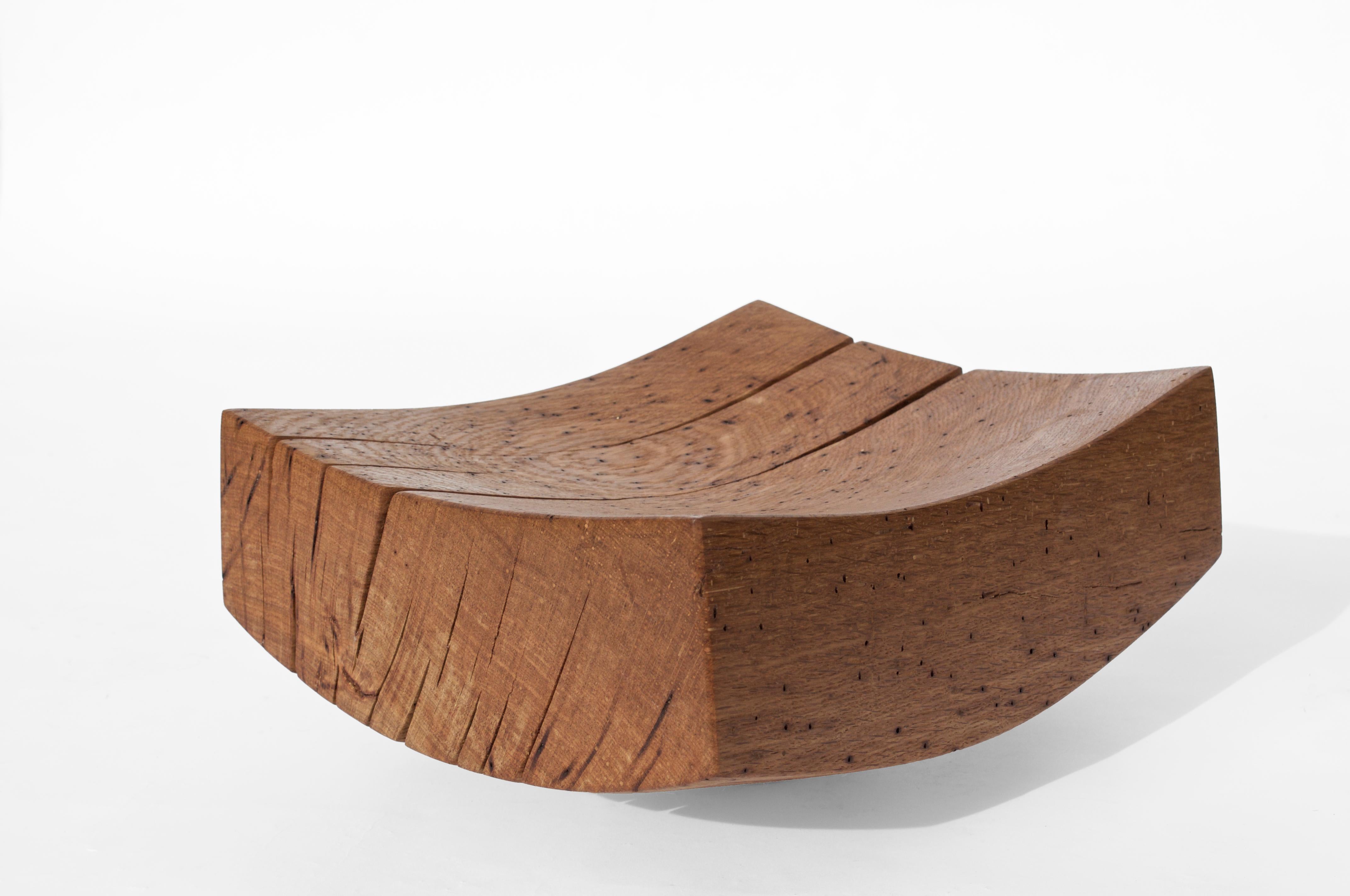 V21304 Vaso in Oak Wood naturale di Jörg Pietschmann in vendita 2