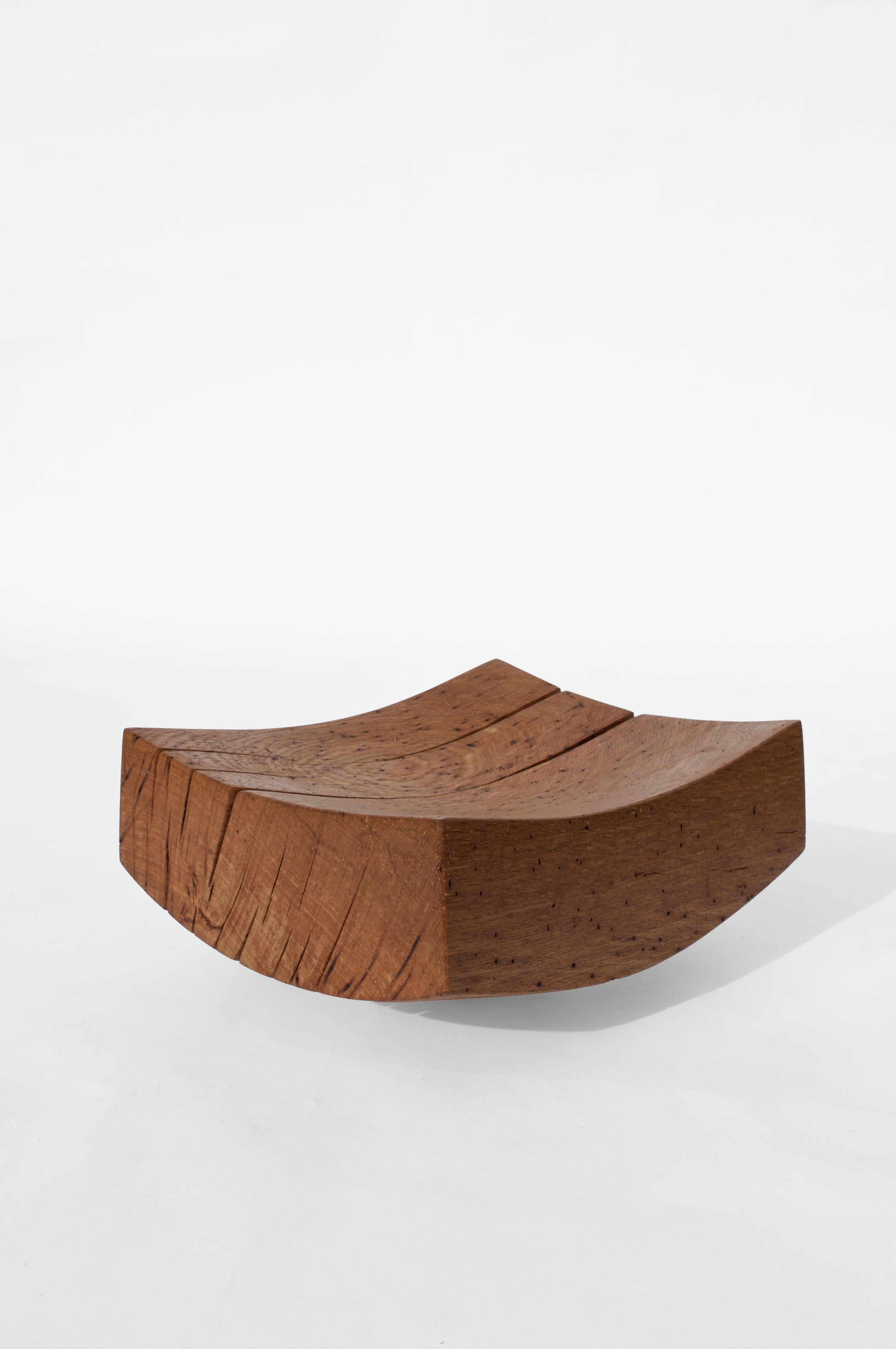 V21304 Vaso in Oak Wood naturale di Jörg Pietschmann in vendita 6