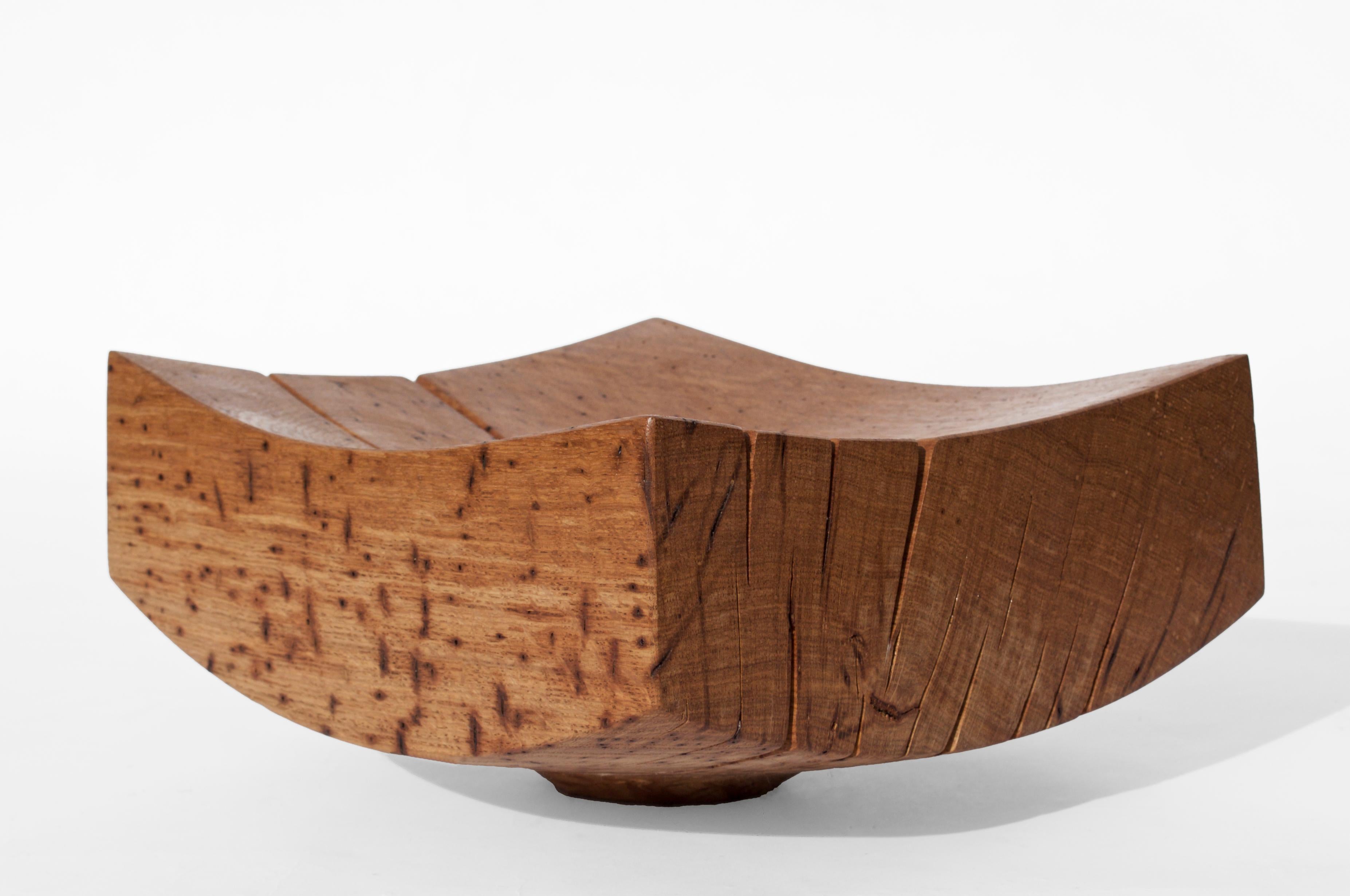 Quercia V21304 Vaso in Oak Wood naturale di Jörg Pietschmann in vendita