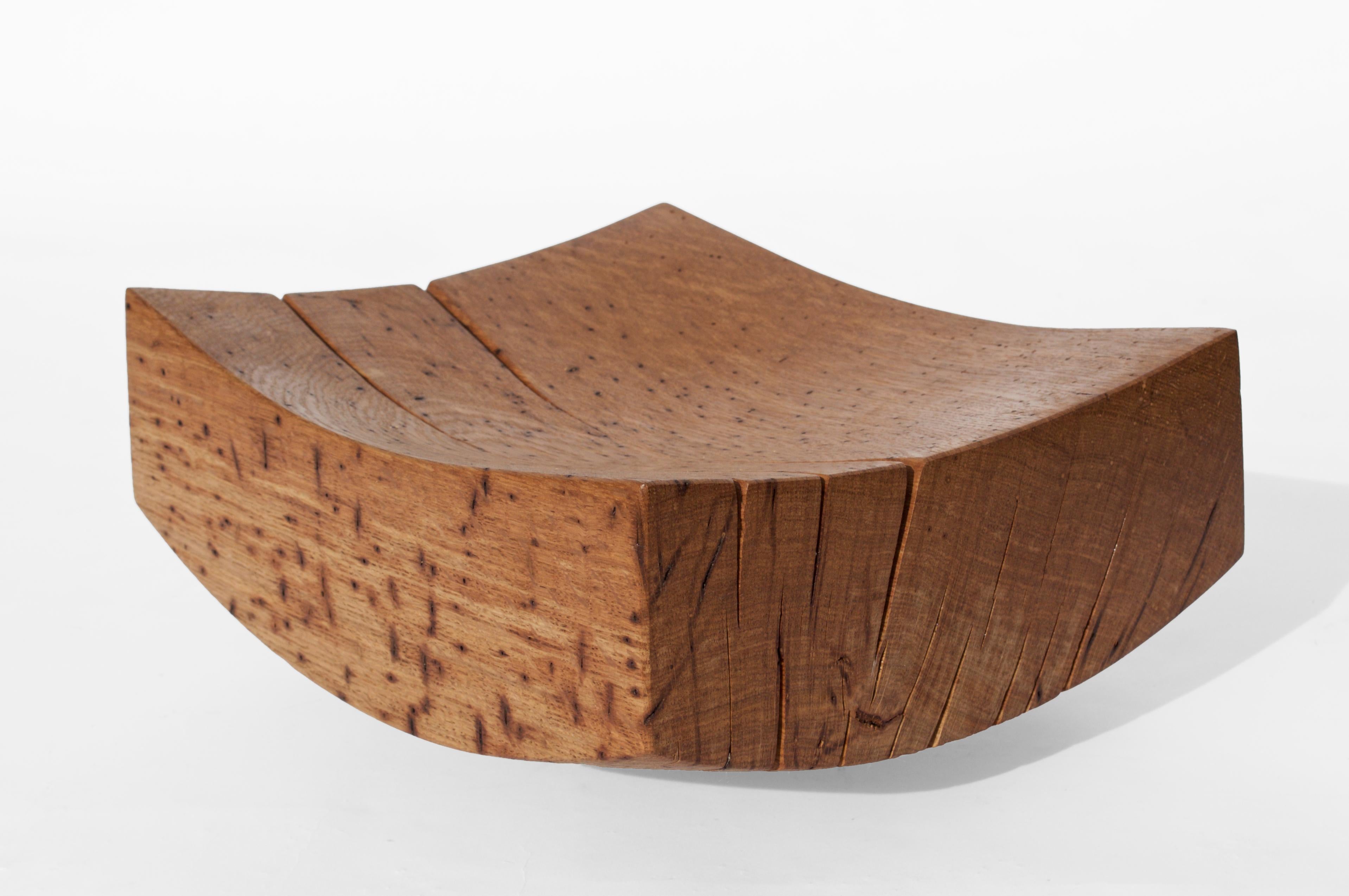 V21304 Vaso in Oak Wood naturale di Jörg Pietschmann in vendita 1