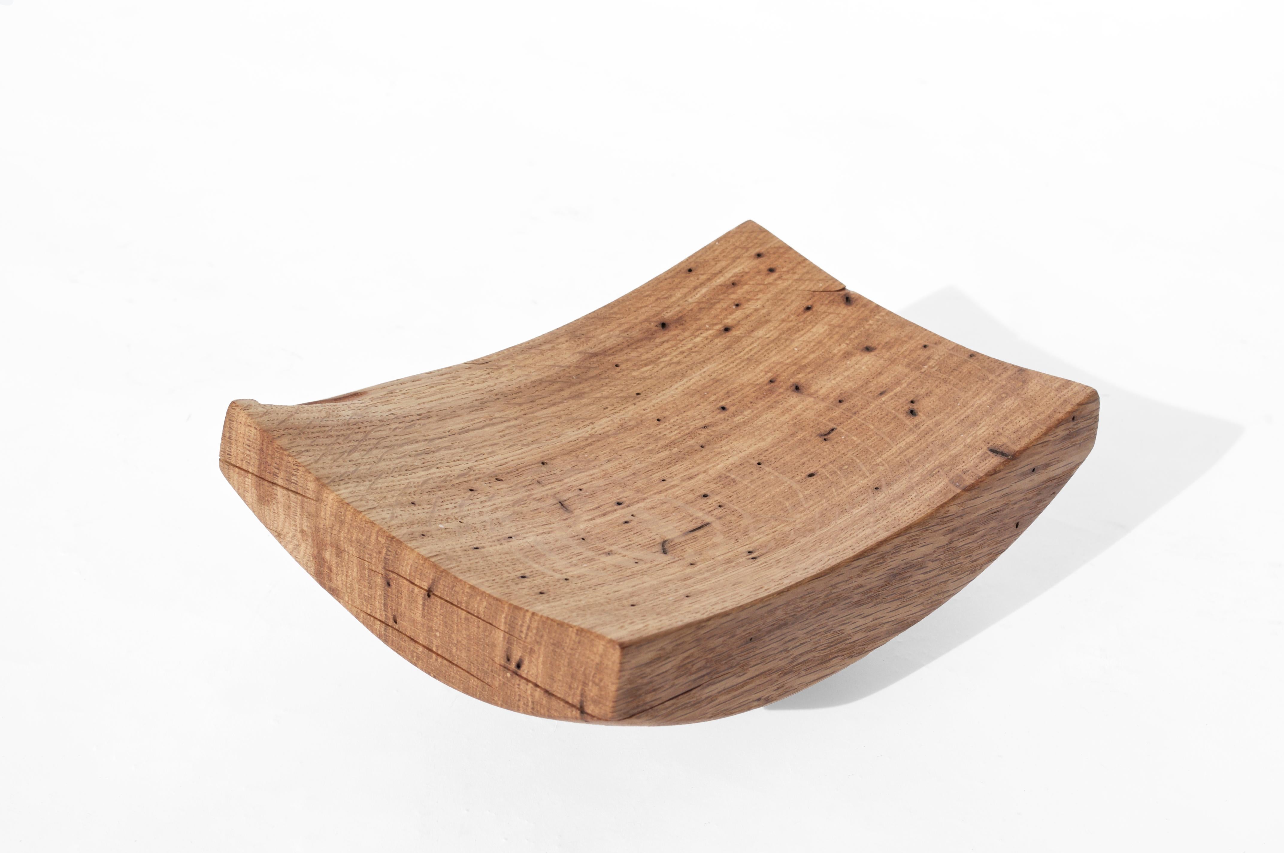 Altro V21324 Vaso in Oak Wood naturale di Jörg Pietschmann in vendita