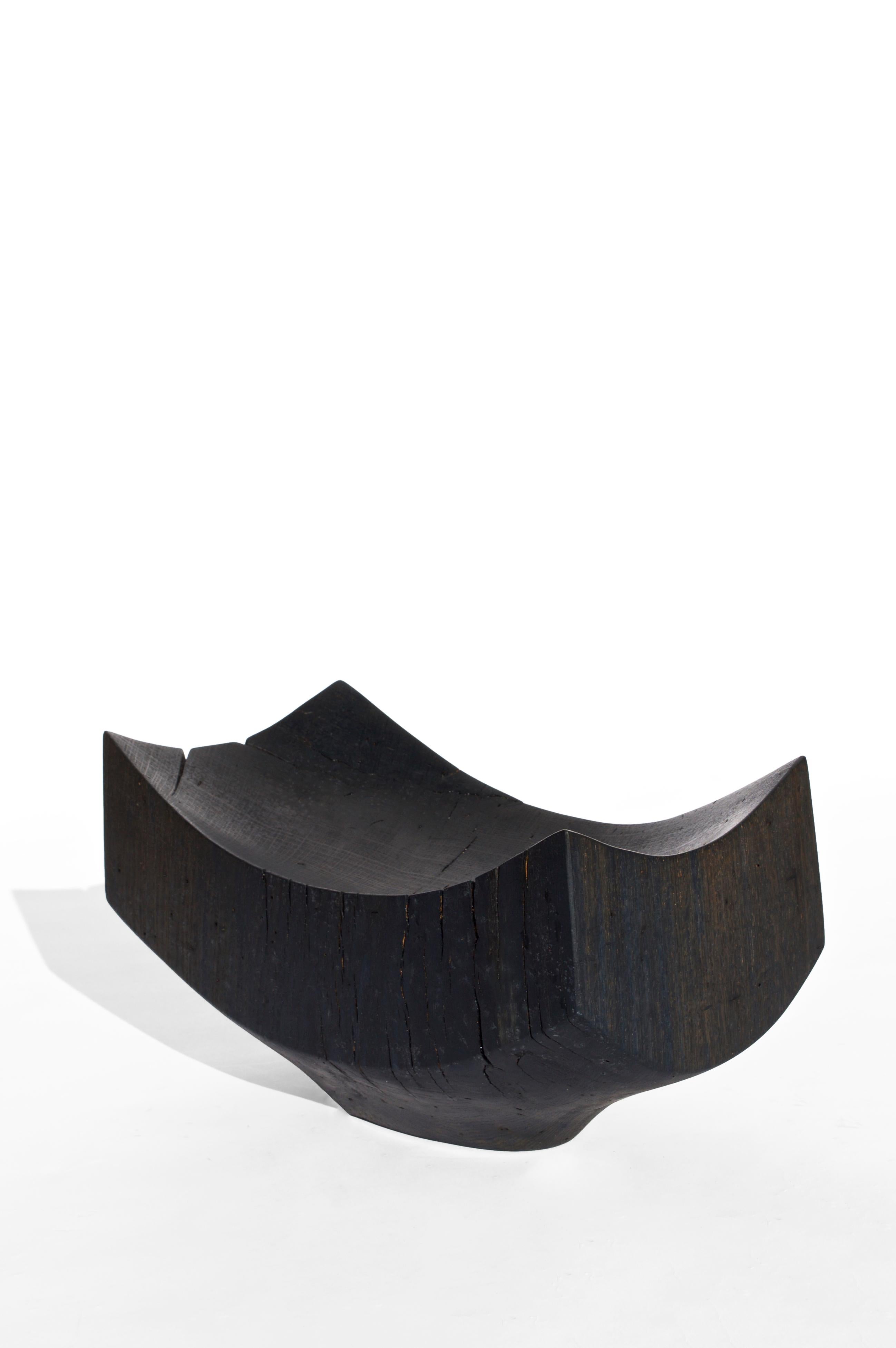 V21344 Gefäß aus oxidiertem Eichenholz von Jörg Pietschmann im Angebot 3