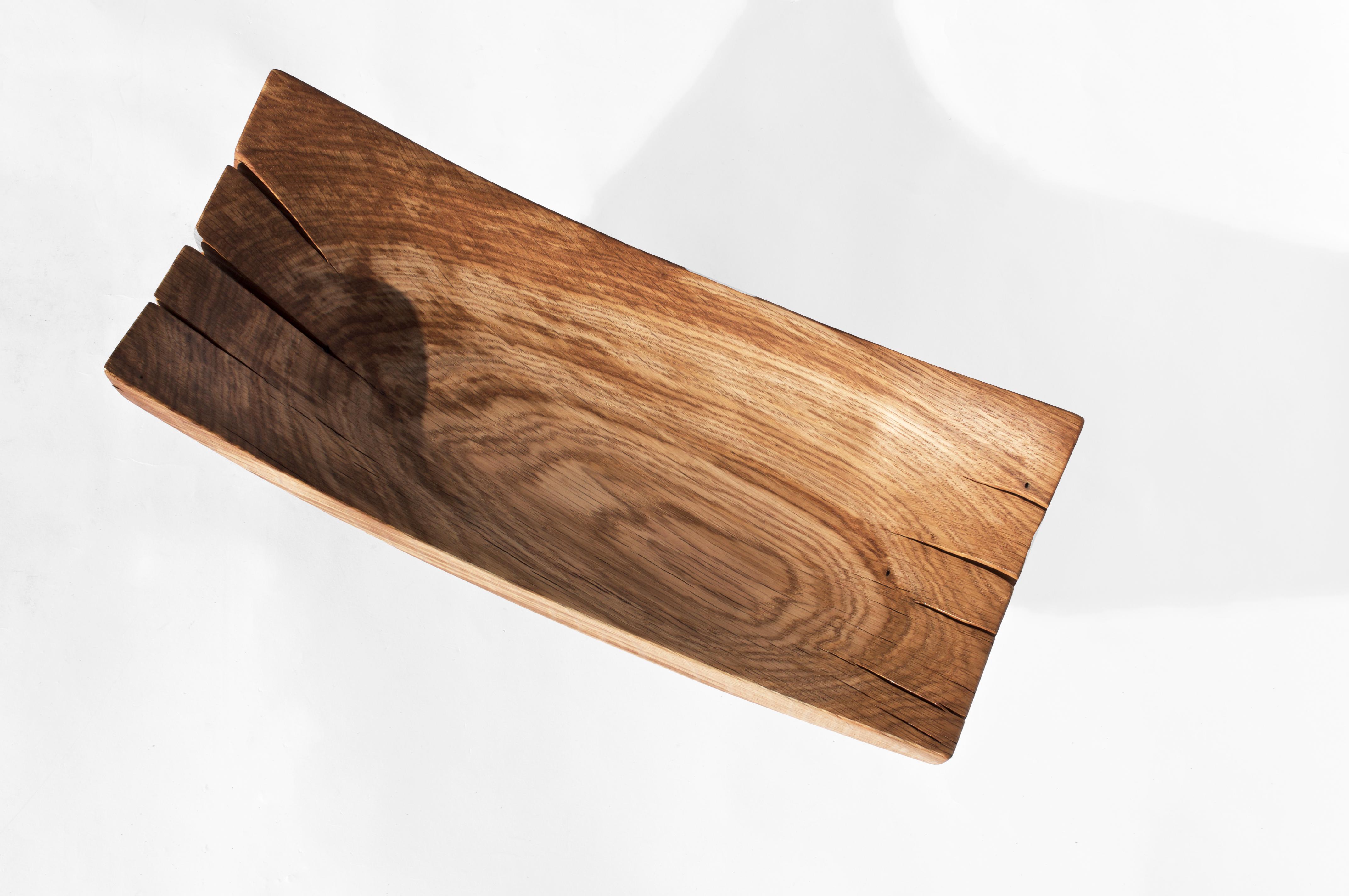 V21354 Vessel in Natural Oak Wood by Jörg Pietschmann For Sale 7