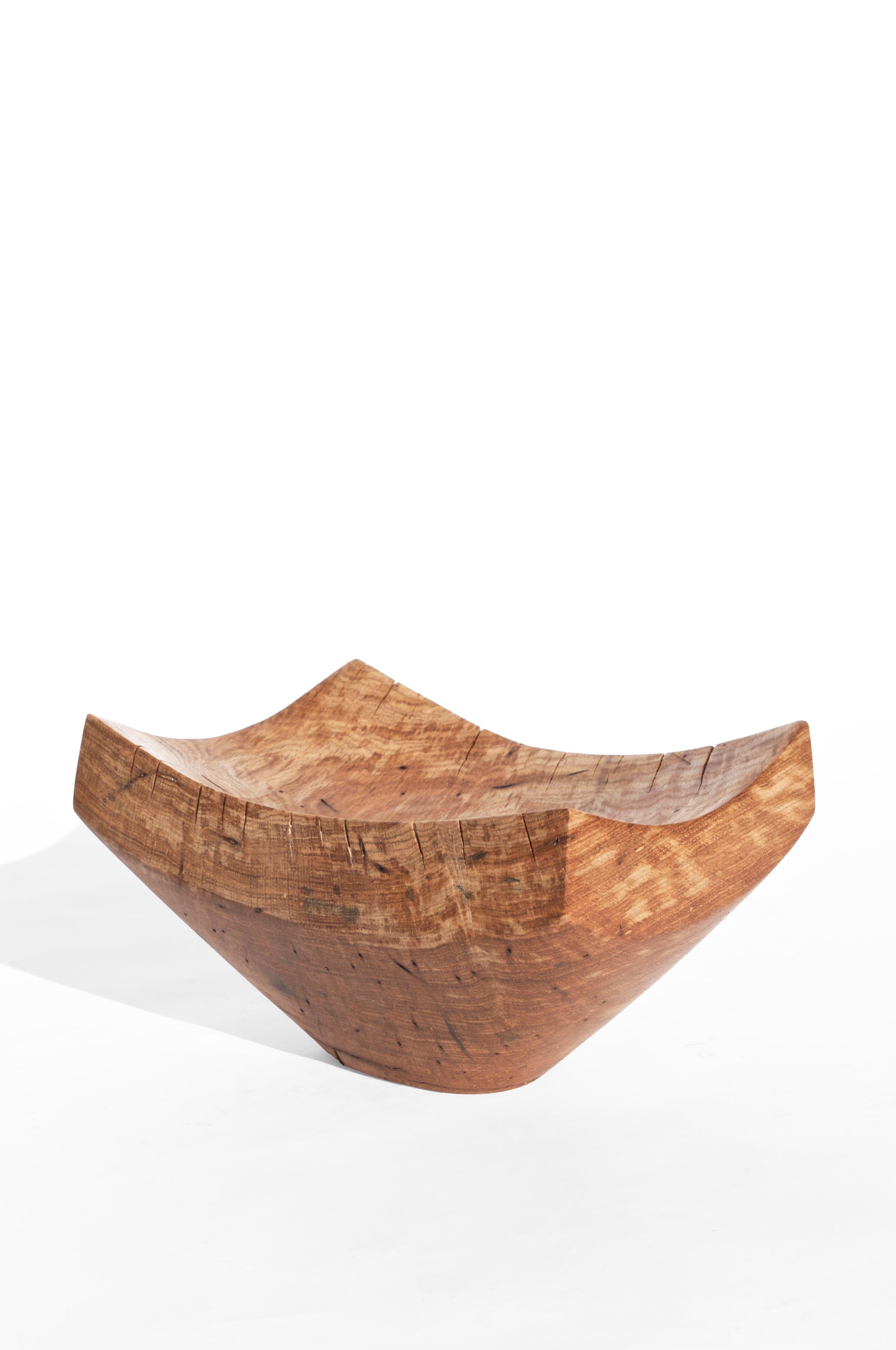 V21364 Vessel in Natural Oak Wood by Jörg Pietschmann For Sale 3